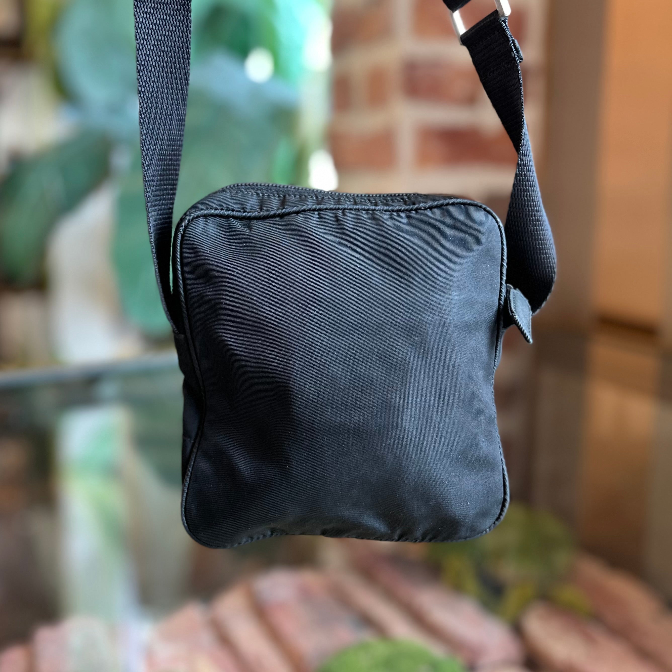 PRADA Sport Vintage Black Nylon Crossbody Bag