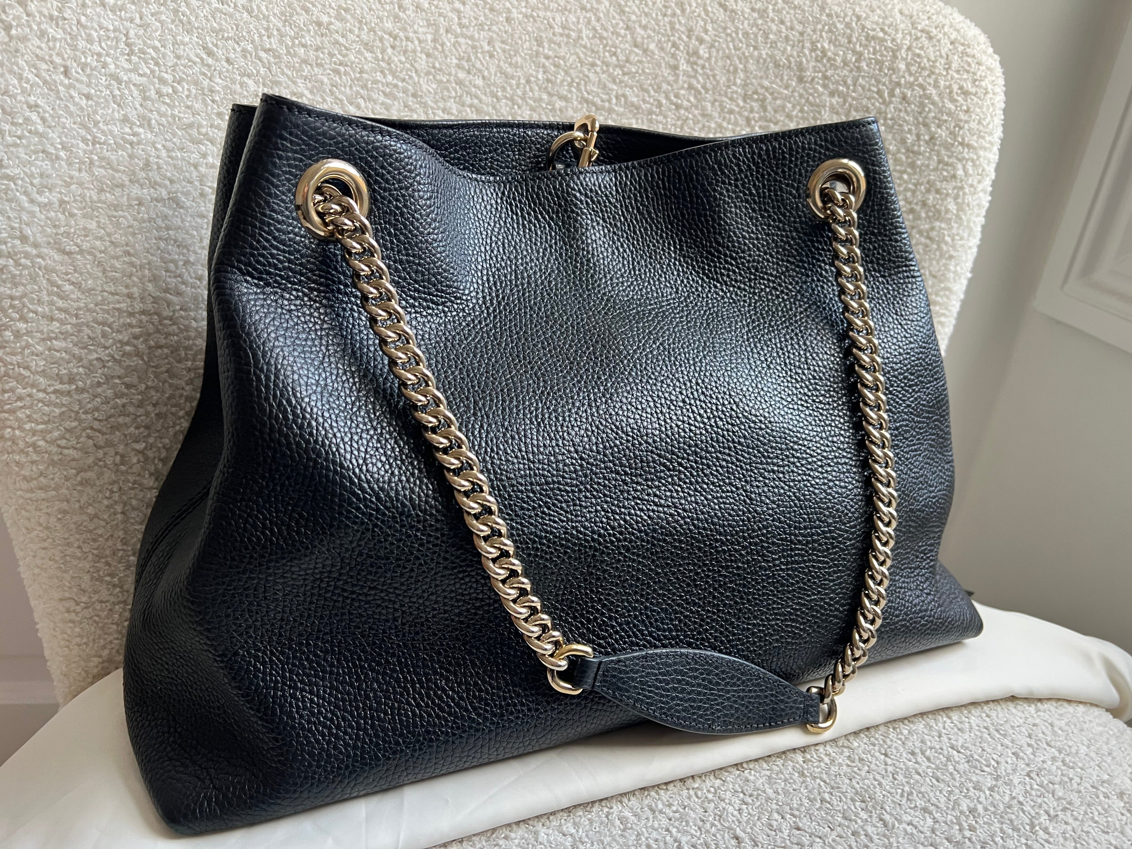 Gucci Black Soho Chain Tote (RRP £1350)