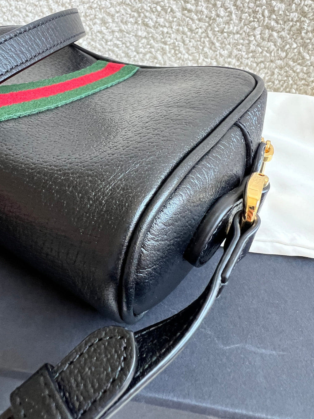 Gucci GG Black Ophidia Mini Shoulder Bag