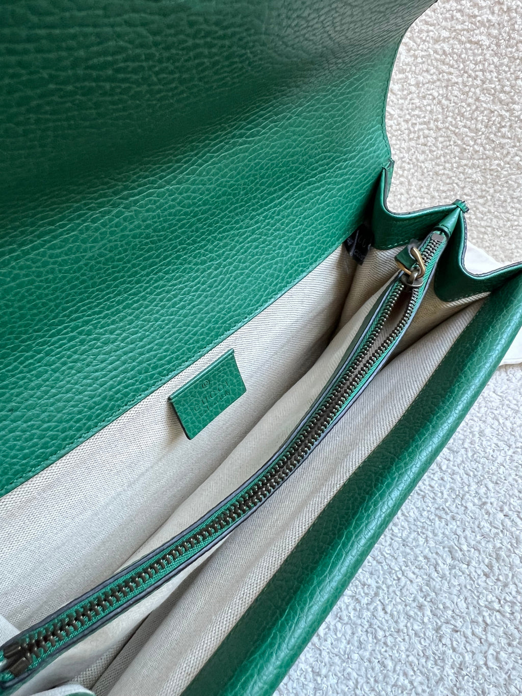 Gucci Dionysus GG Green Small Shoulder Bag (RRP £2,670)