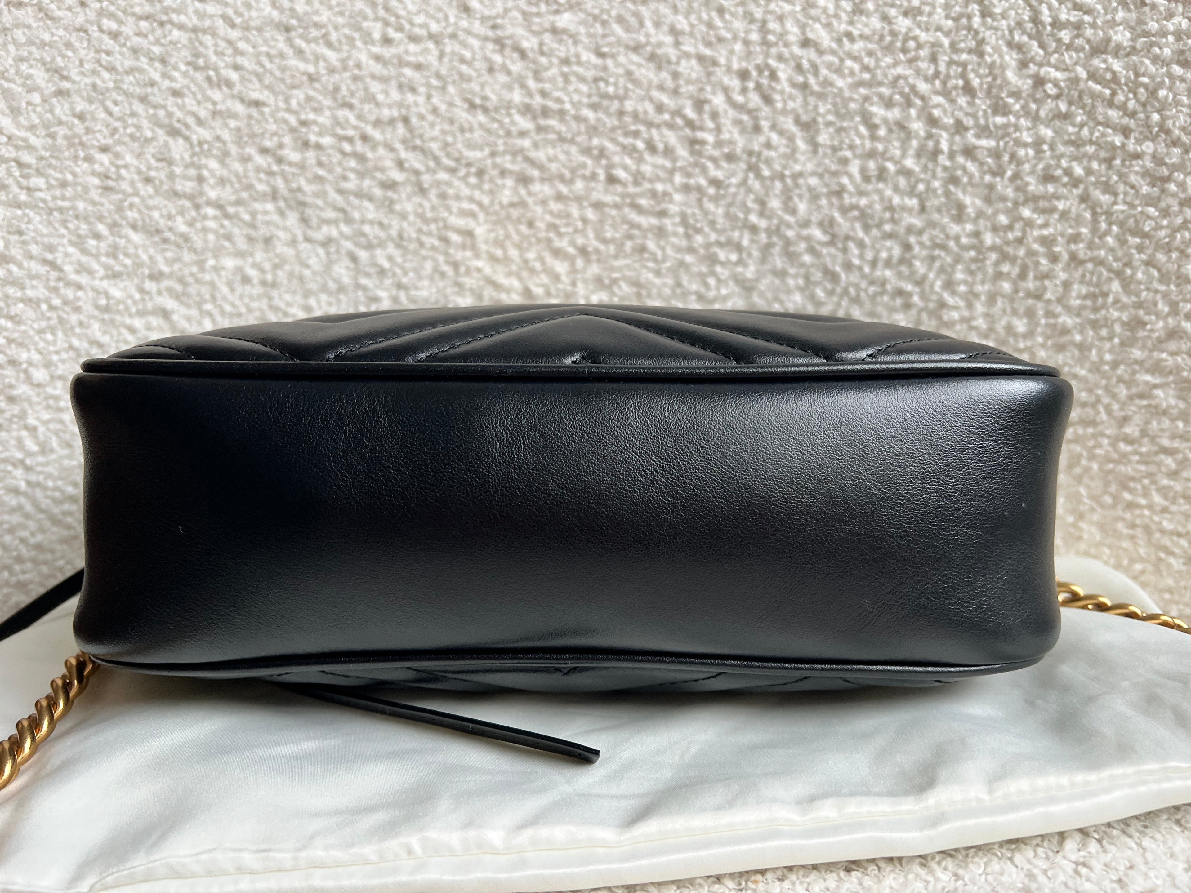 Gucci GG Black Marmont Small Shoulder Bag (RRP £1440)