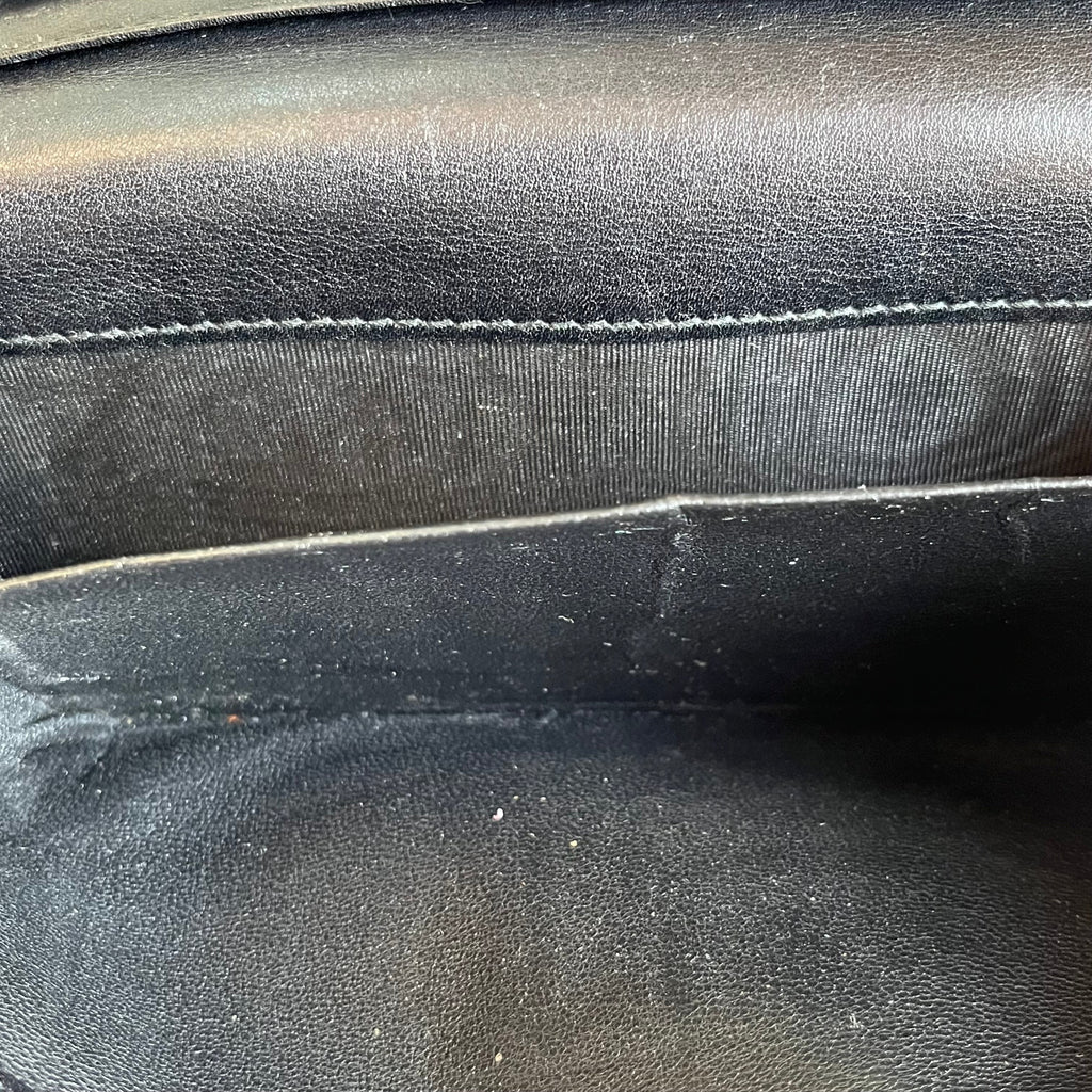 GUCCI GG Signature Black Leather Continental Wallet