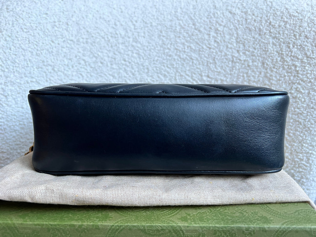 Gucci GG Black Marmont Small Shoulder Bag (RRP £1440)