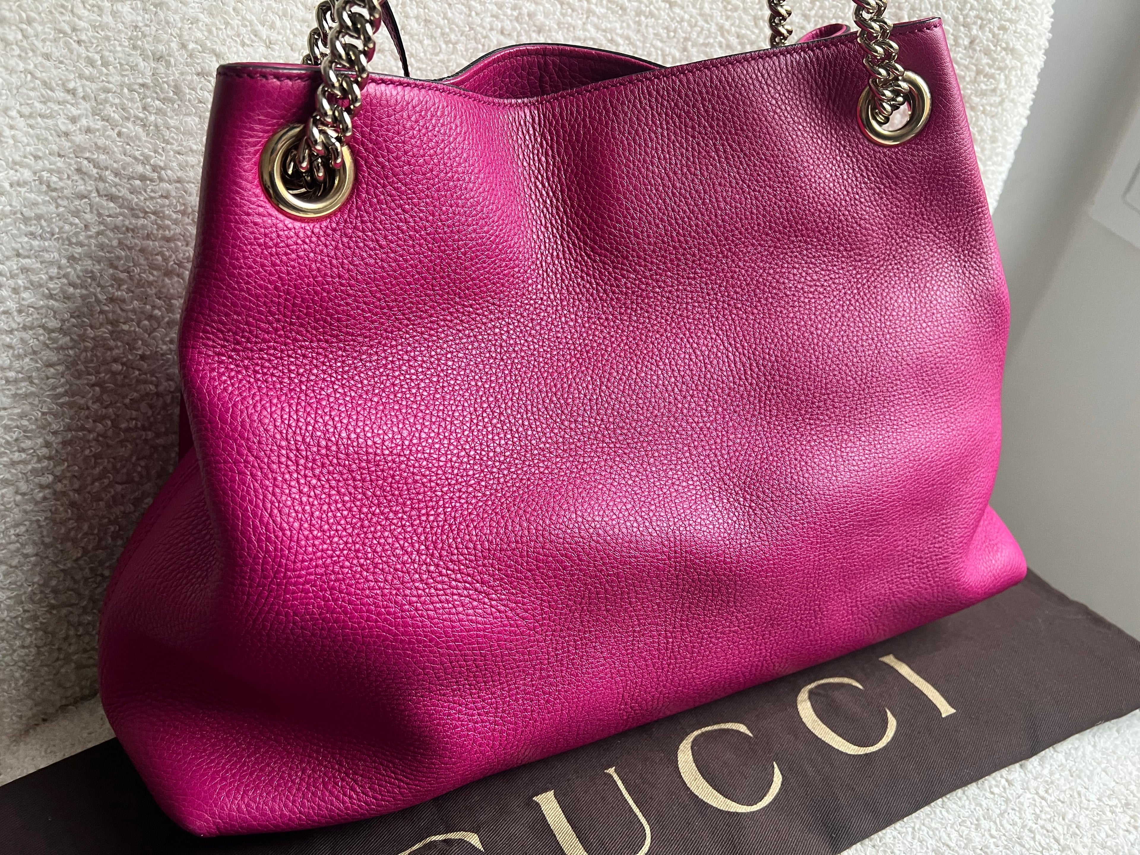 Gucci Pink Soho Chain Tote (RRP £1350)