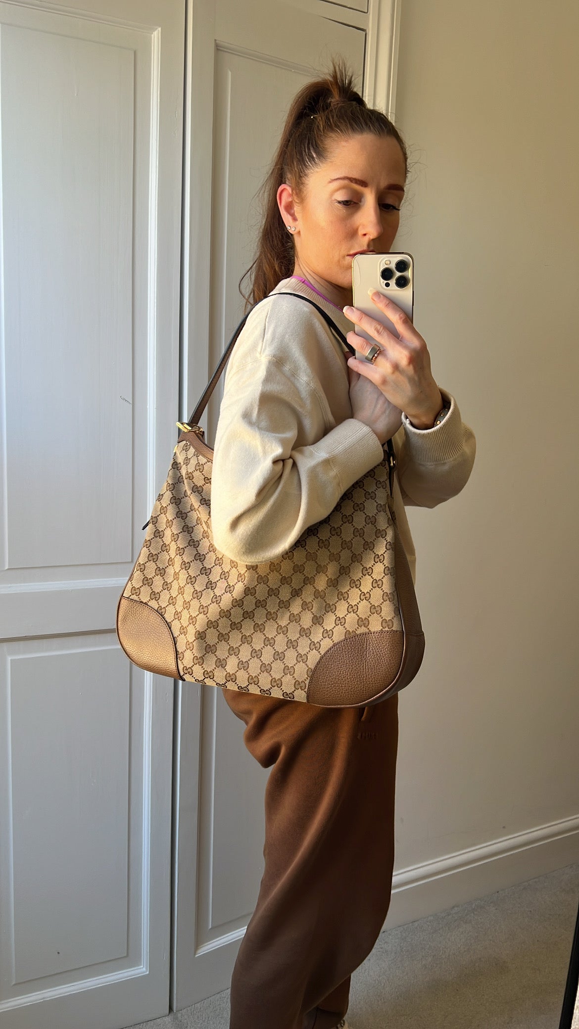 Gucci GG Bree Canvas Hobo