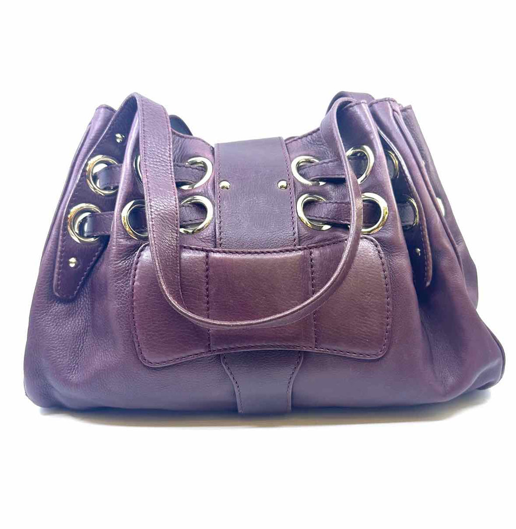 JIMMY CHOO Plum Leather Handbag