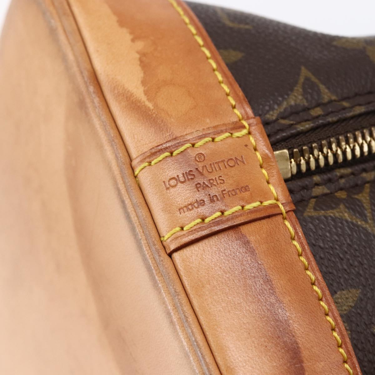 Louis Vuitton Alma Handbag Monogram Canvas Brown Canvas Handbag (Pre-Owned)