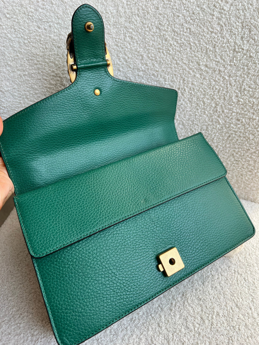Gucci Dionysus GG Green Small Shoulder Bag (RRP £2,670)