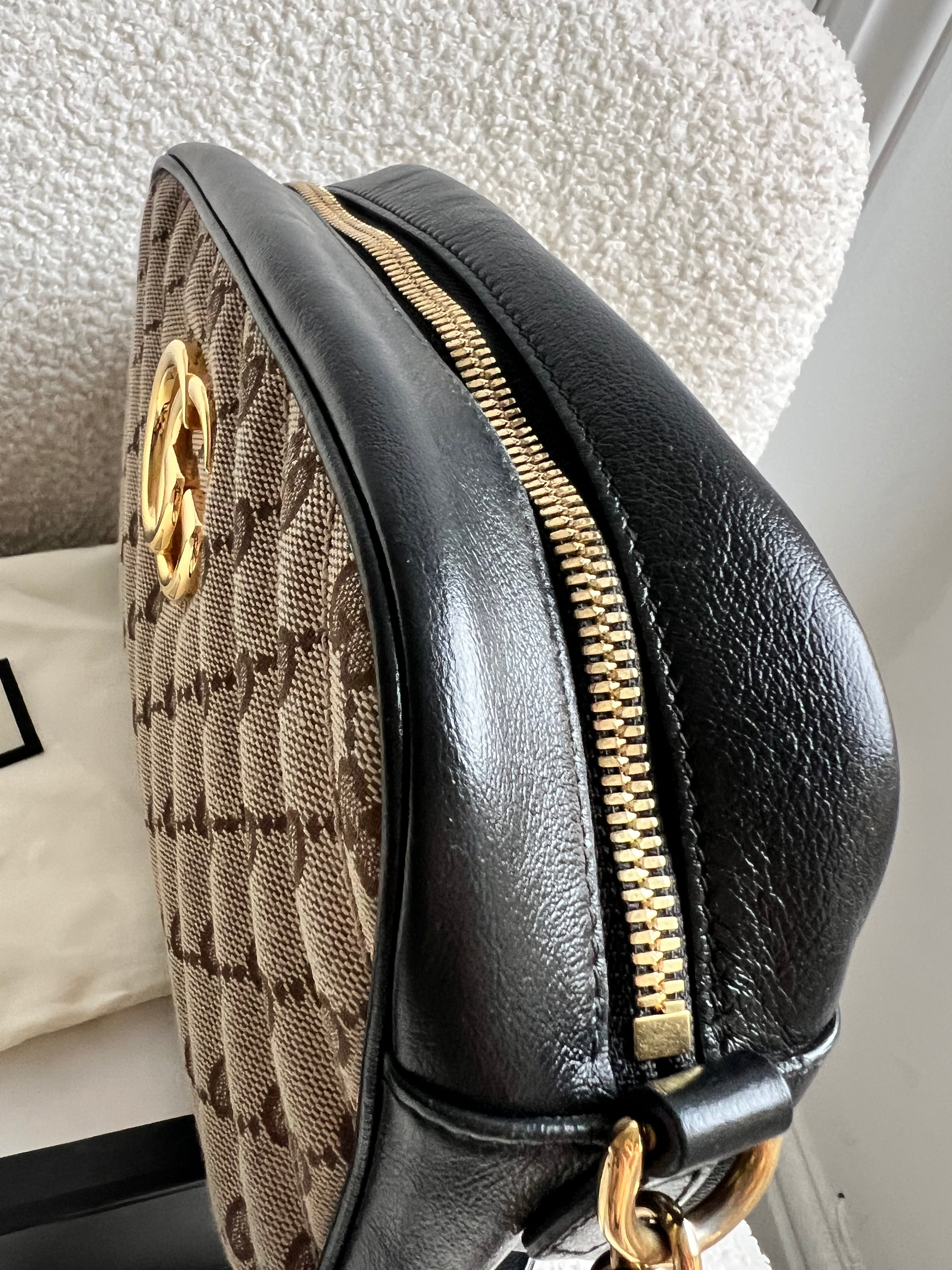 Gucci GG Marmont Canvas Small Shoulder Bag