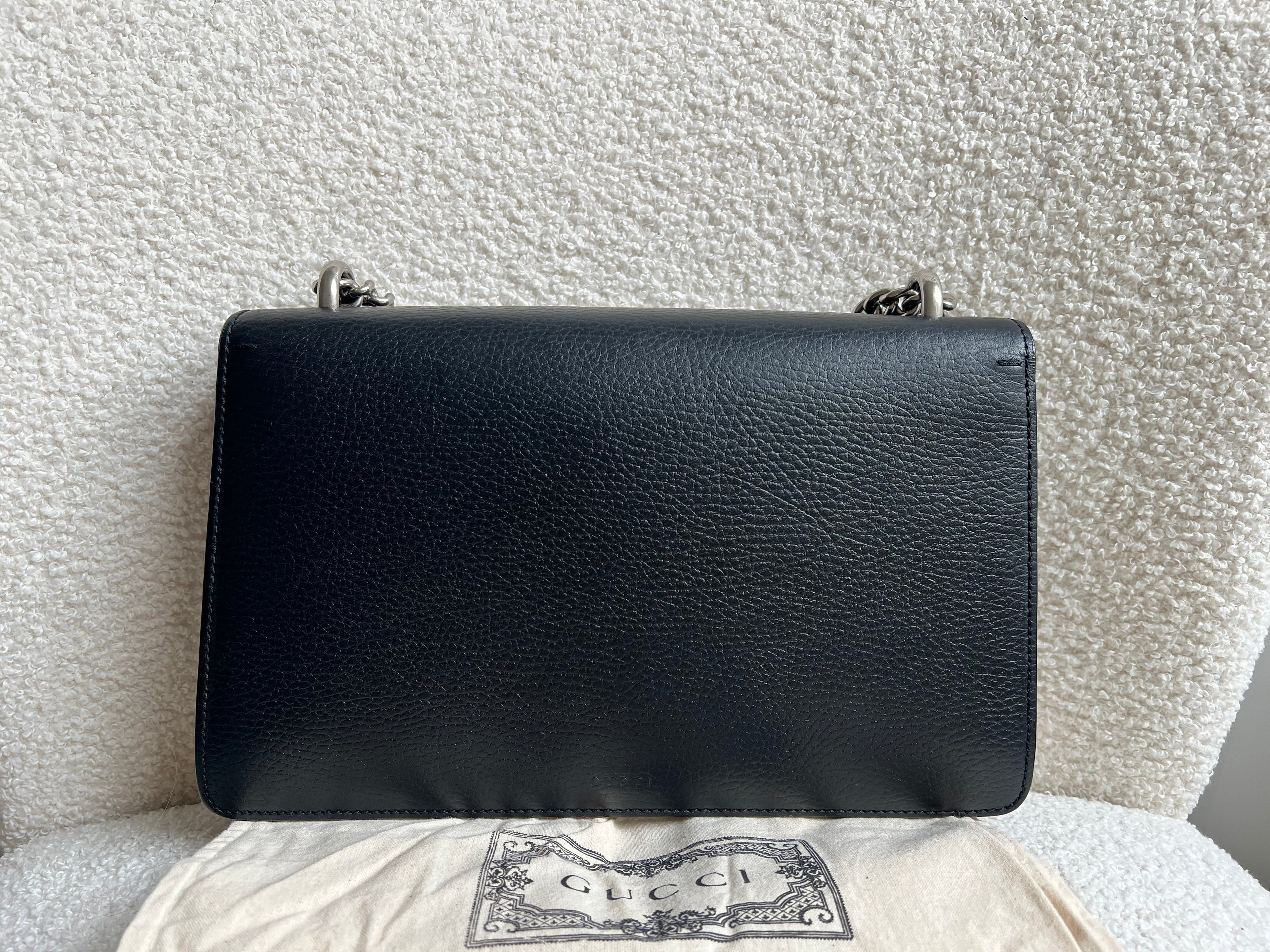 Gucci Dionysus GG Black Small Shoulder Bag (RRP £2,670)