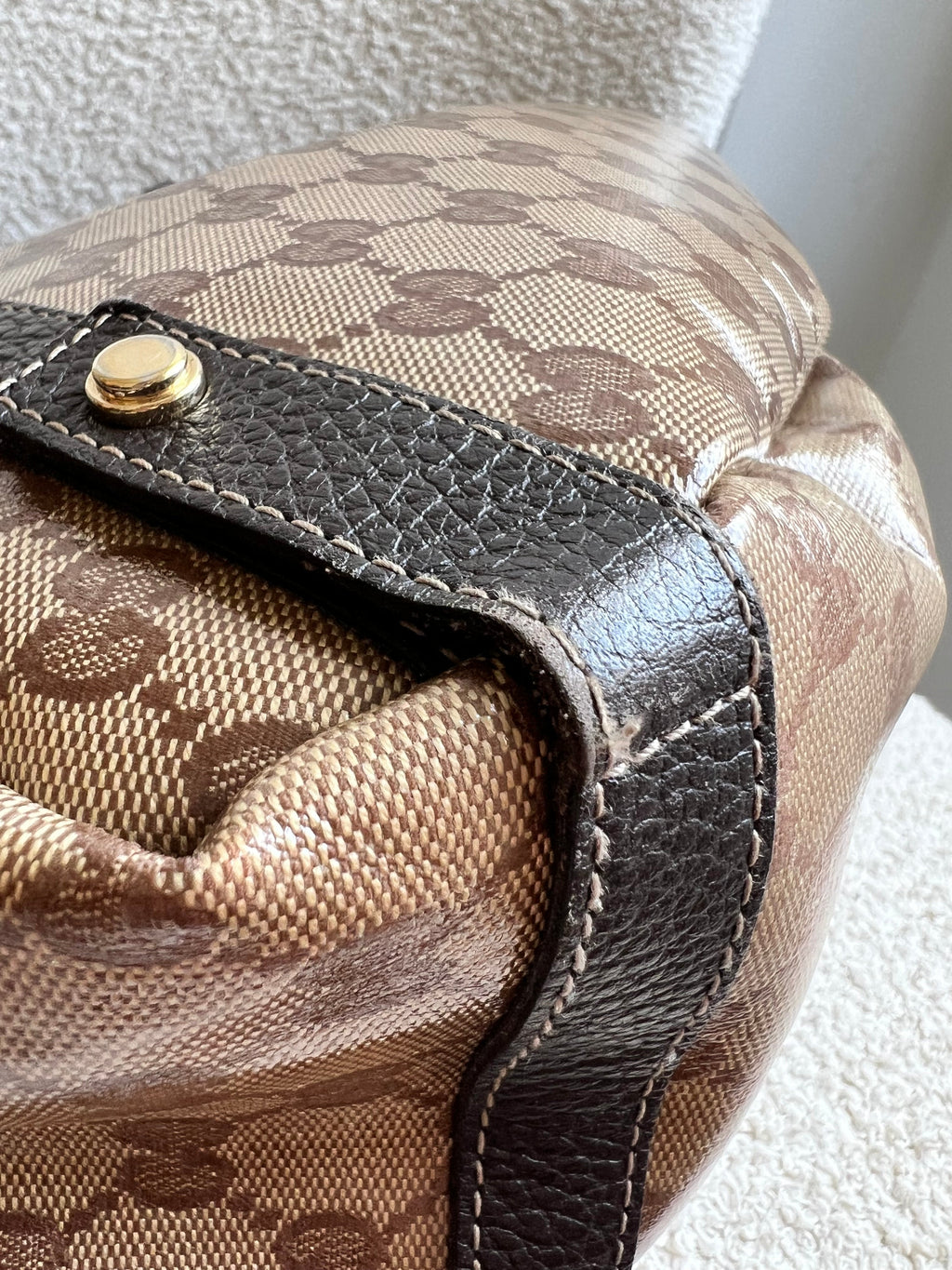 Gucci GG Coated Canvas Abbey Hobo