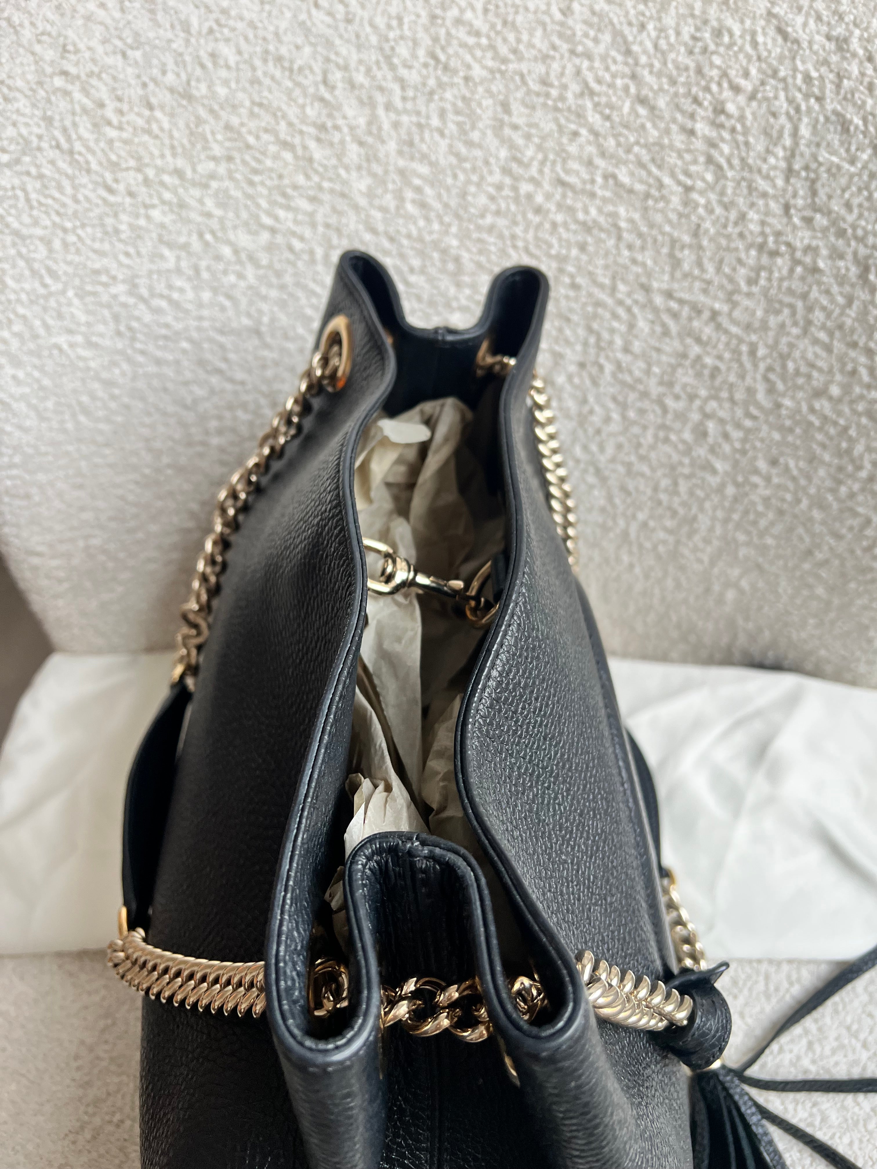 Gucci Black Soho Chain Tote (RRP £1350)