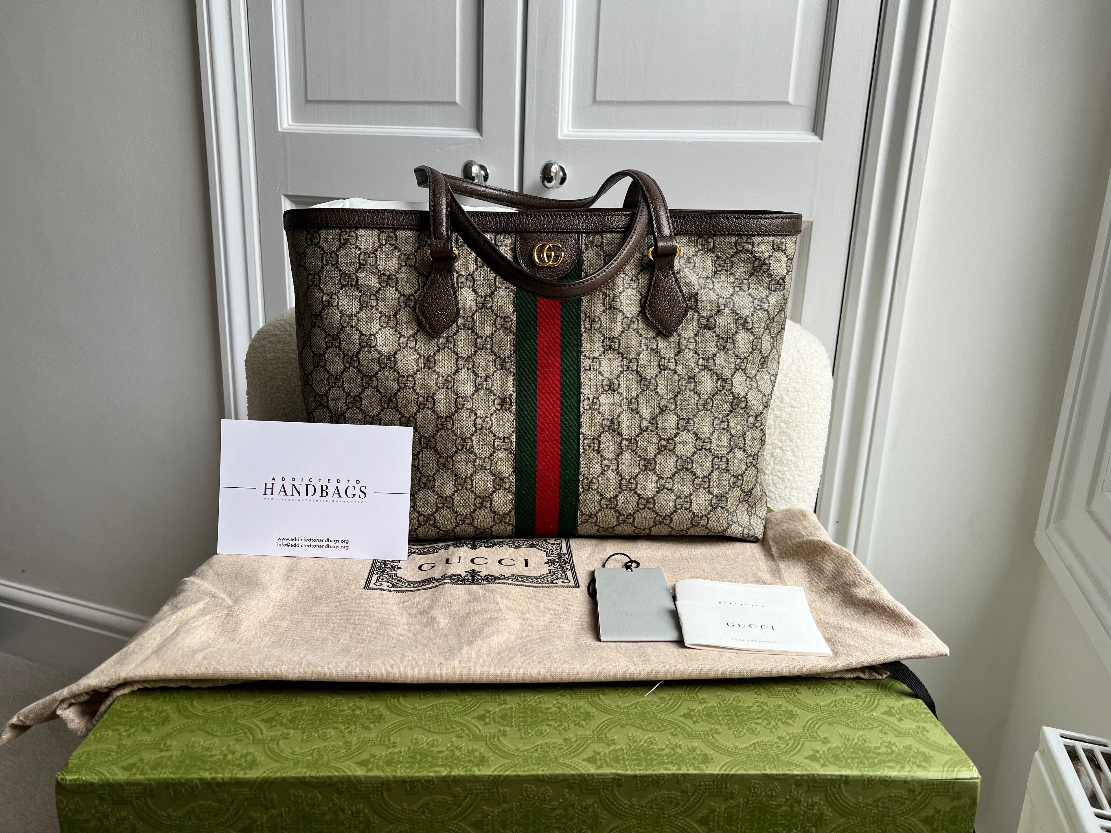 Gucci Ophidia GG Supreme Medium Tote (RRP £1440)