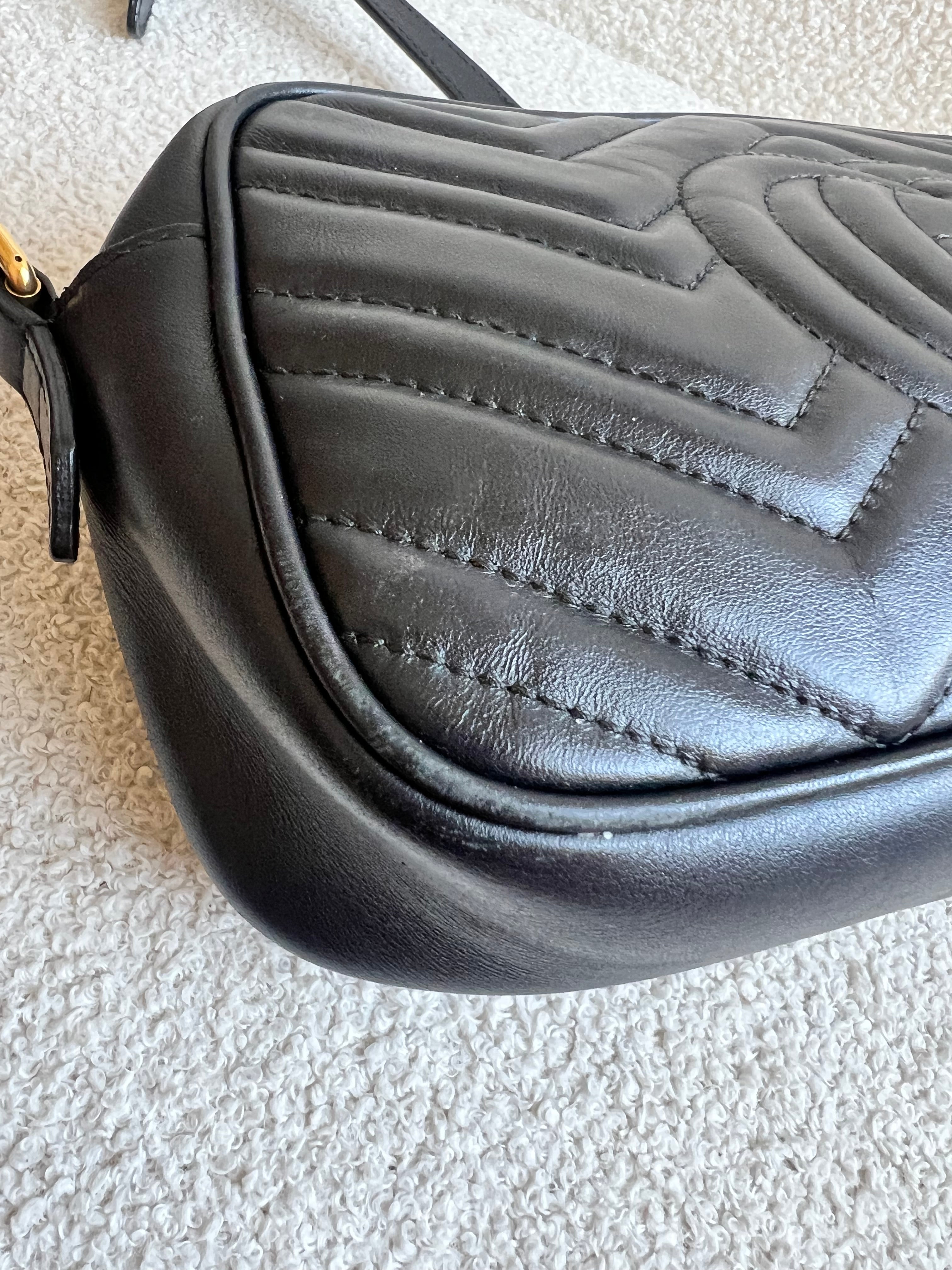Gucci GG Black Marmont Small Shoulder Bag (RRP £1440)