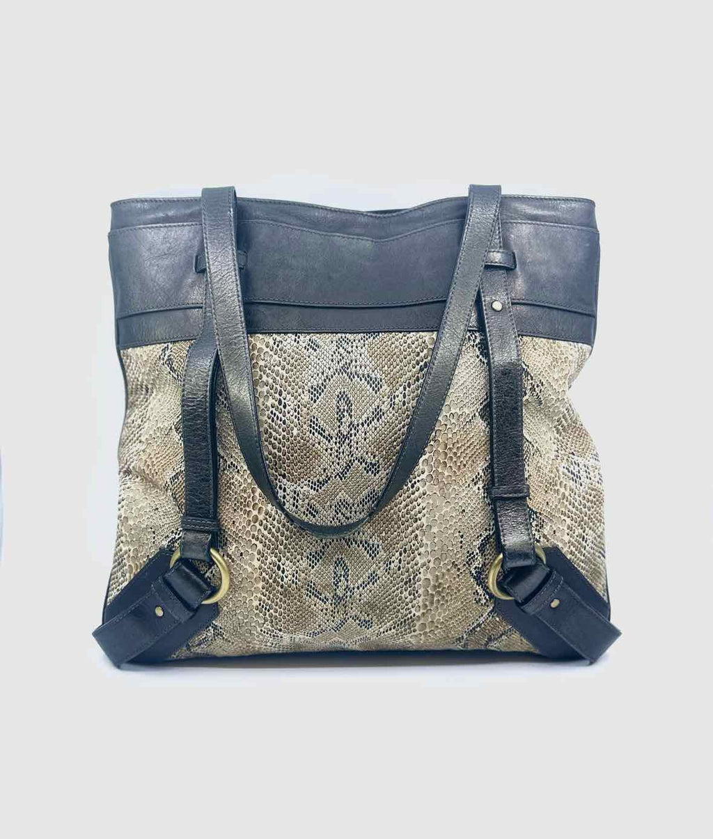 BURBERRY BROWN & BEIGE Handbag