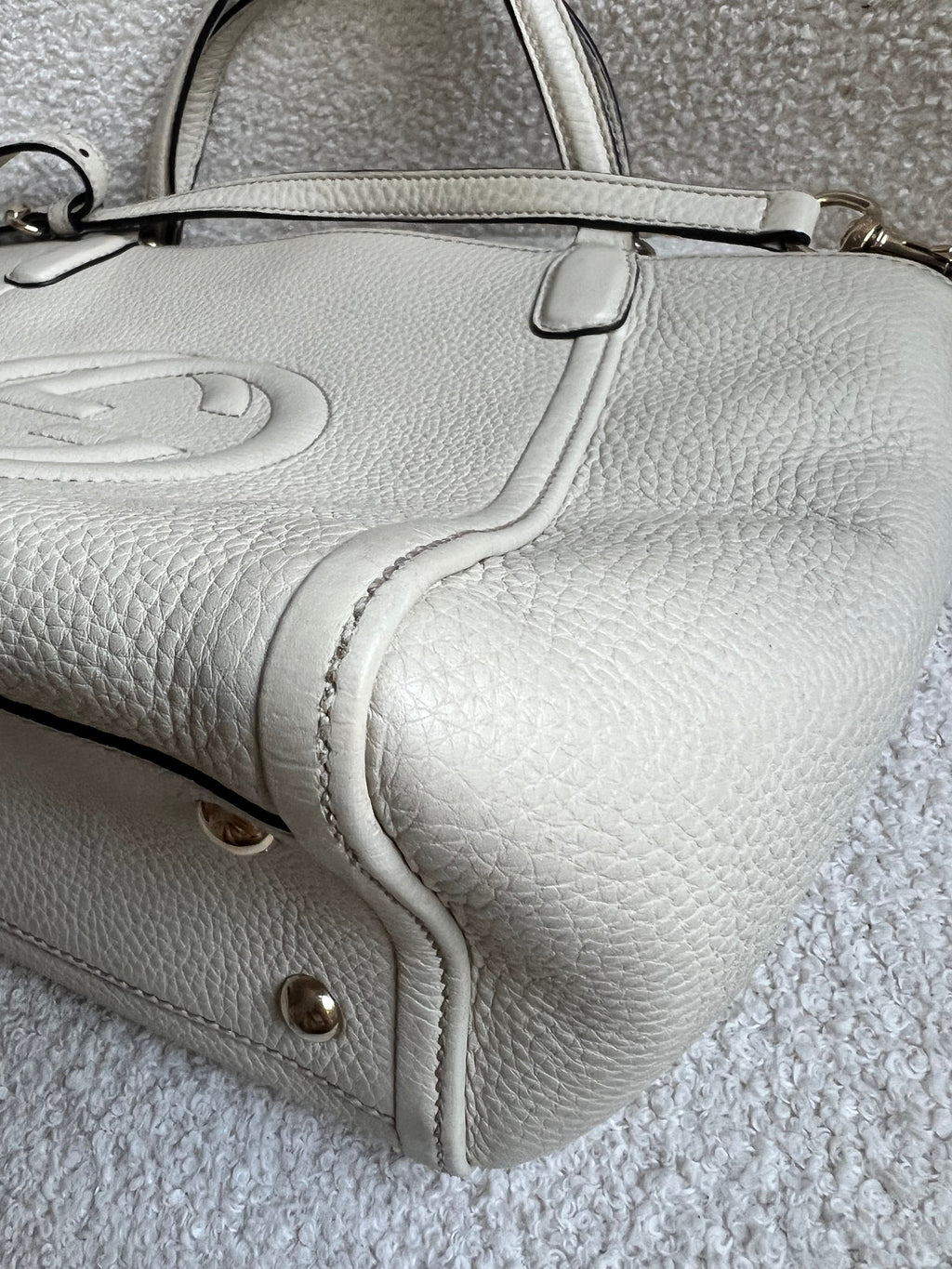 Gucci Soho Tote in Eggshell