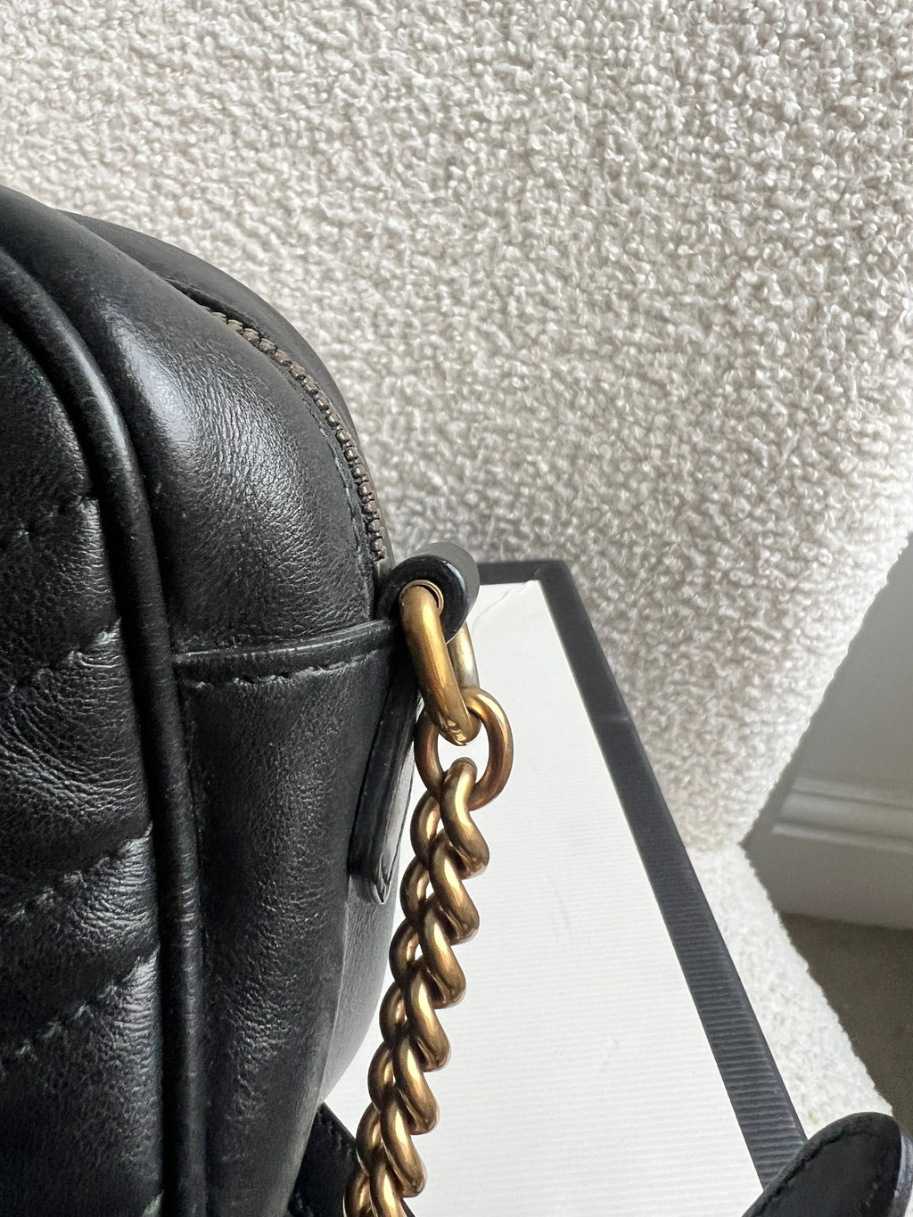 Gucci GG Black Marmont Small Shoulder Bag (RRP £1440)