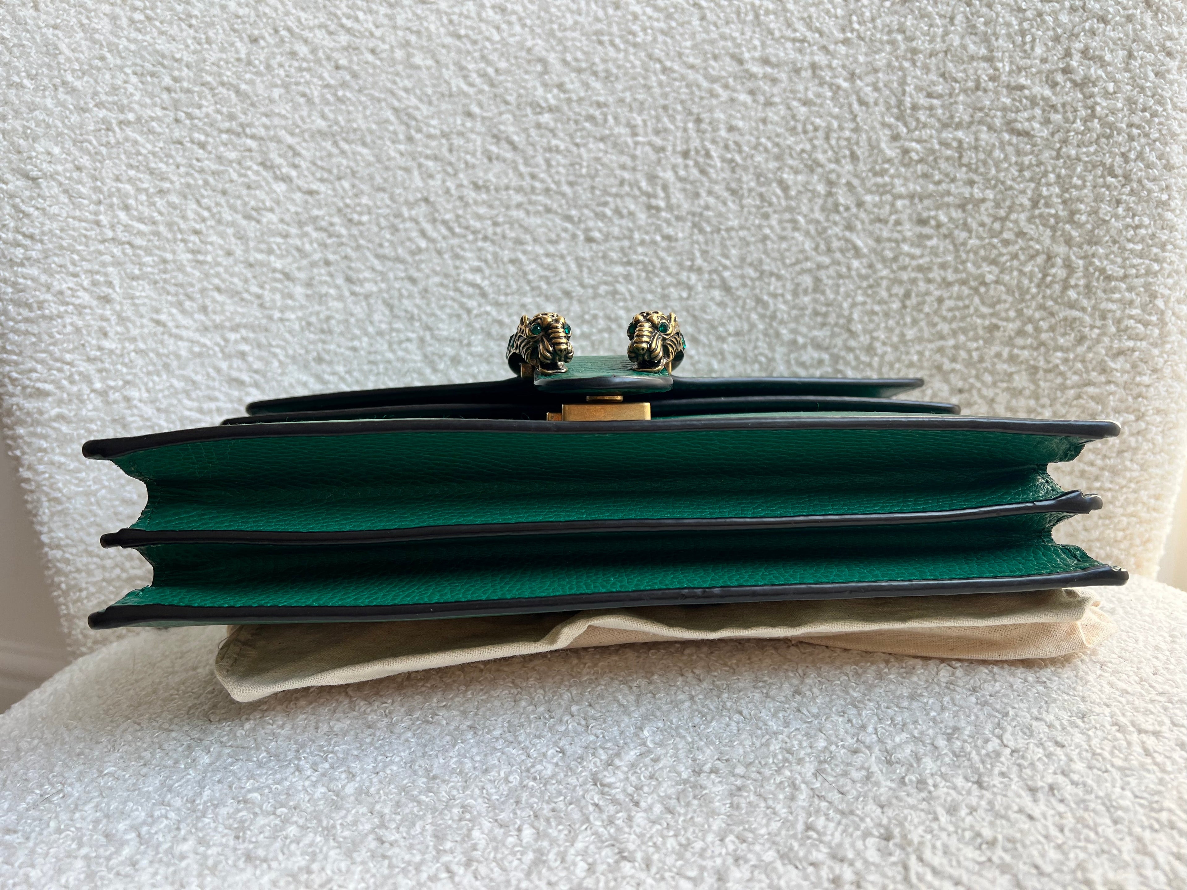 Gucci Dionysus GG Green Small Shoulder Bag (RRP £2,670)