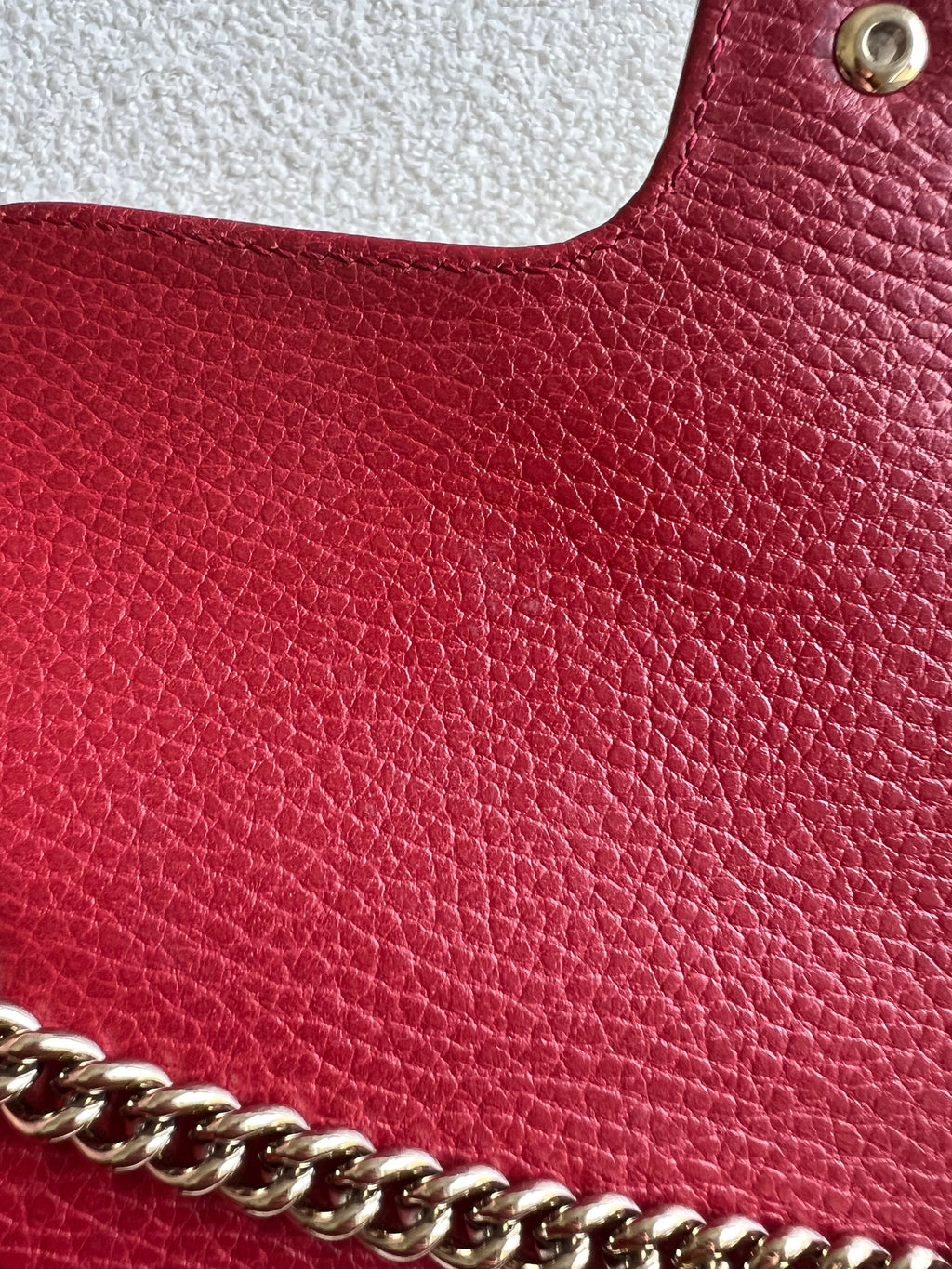 Gucci Interlocking GG Red Small Shoulder Bag