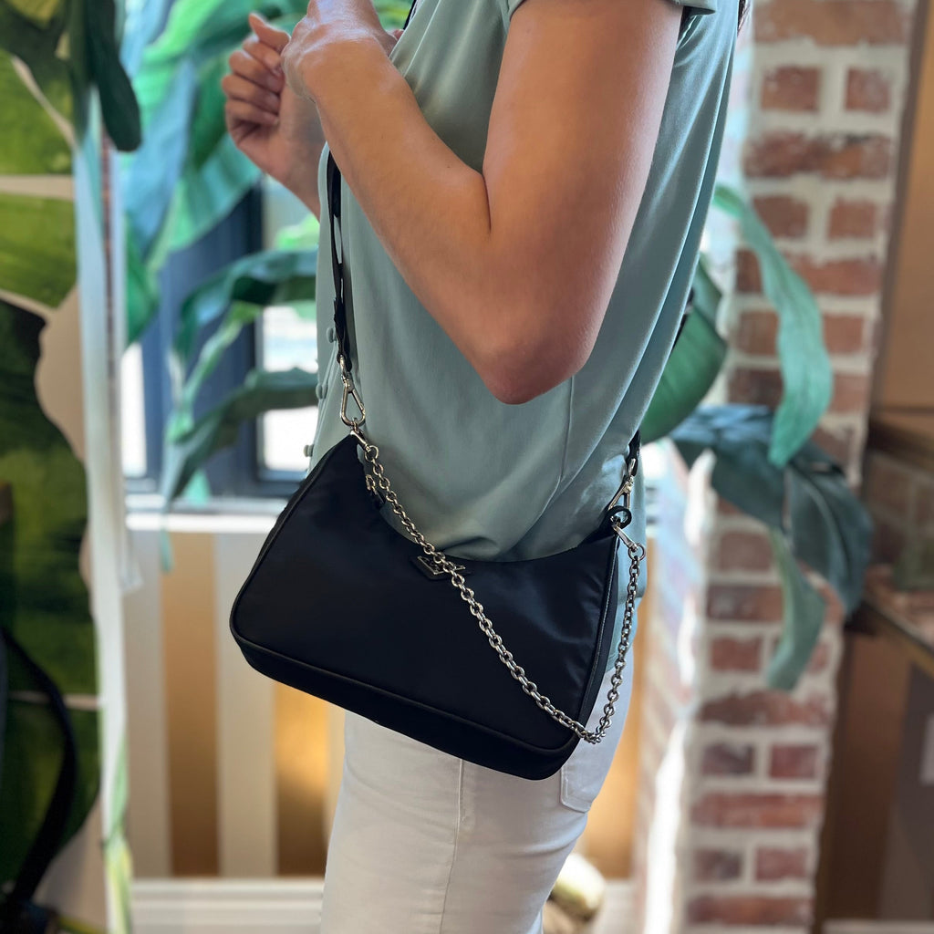 PRADA Re-Edition 2005 Black Nylon Crossbody
