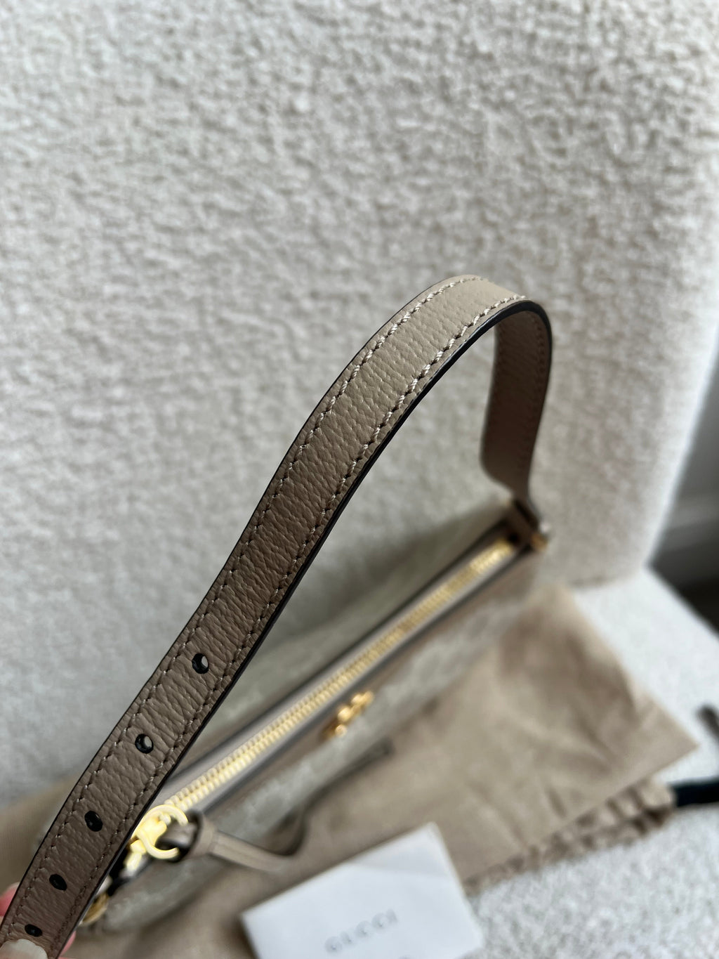 Gucci Ophidia GG Beige Supreme Shoulder Bag (RRP £930)