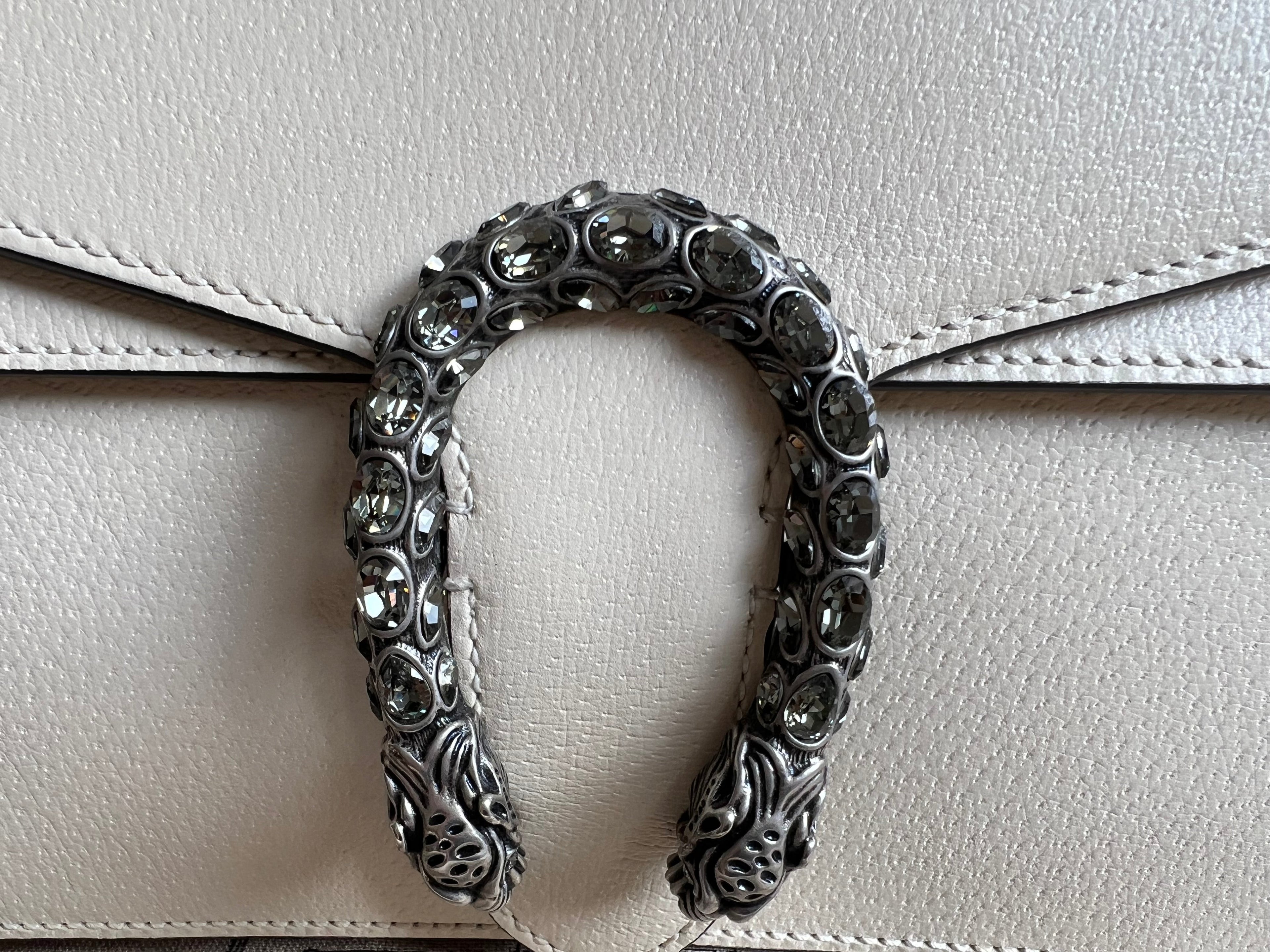Gucci Dionysus GG White Small Shoulder Bag (RRP £2,670)