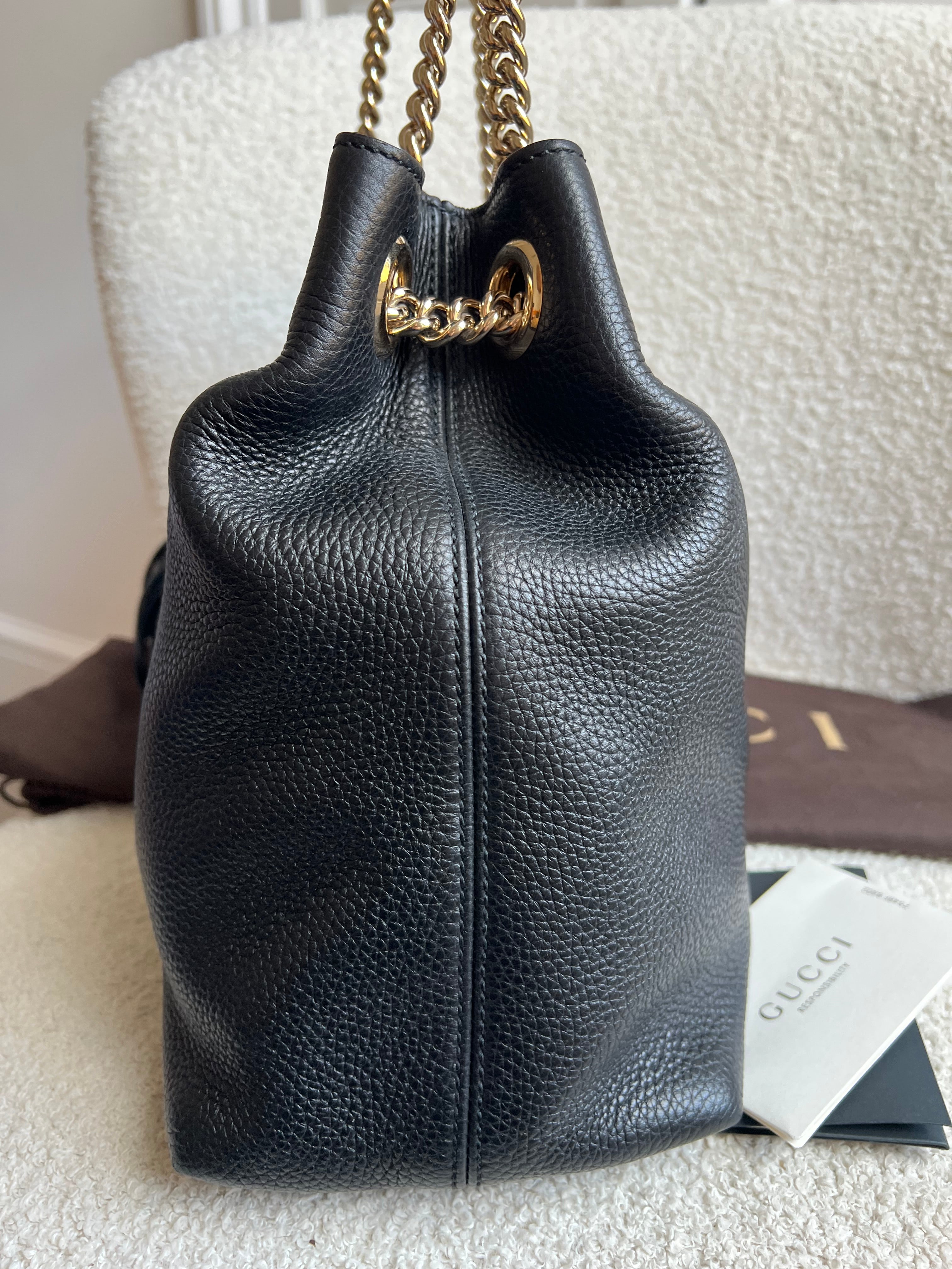 Gucci Black Soho Chain Tote (RRP £1350)