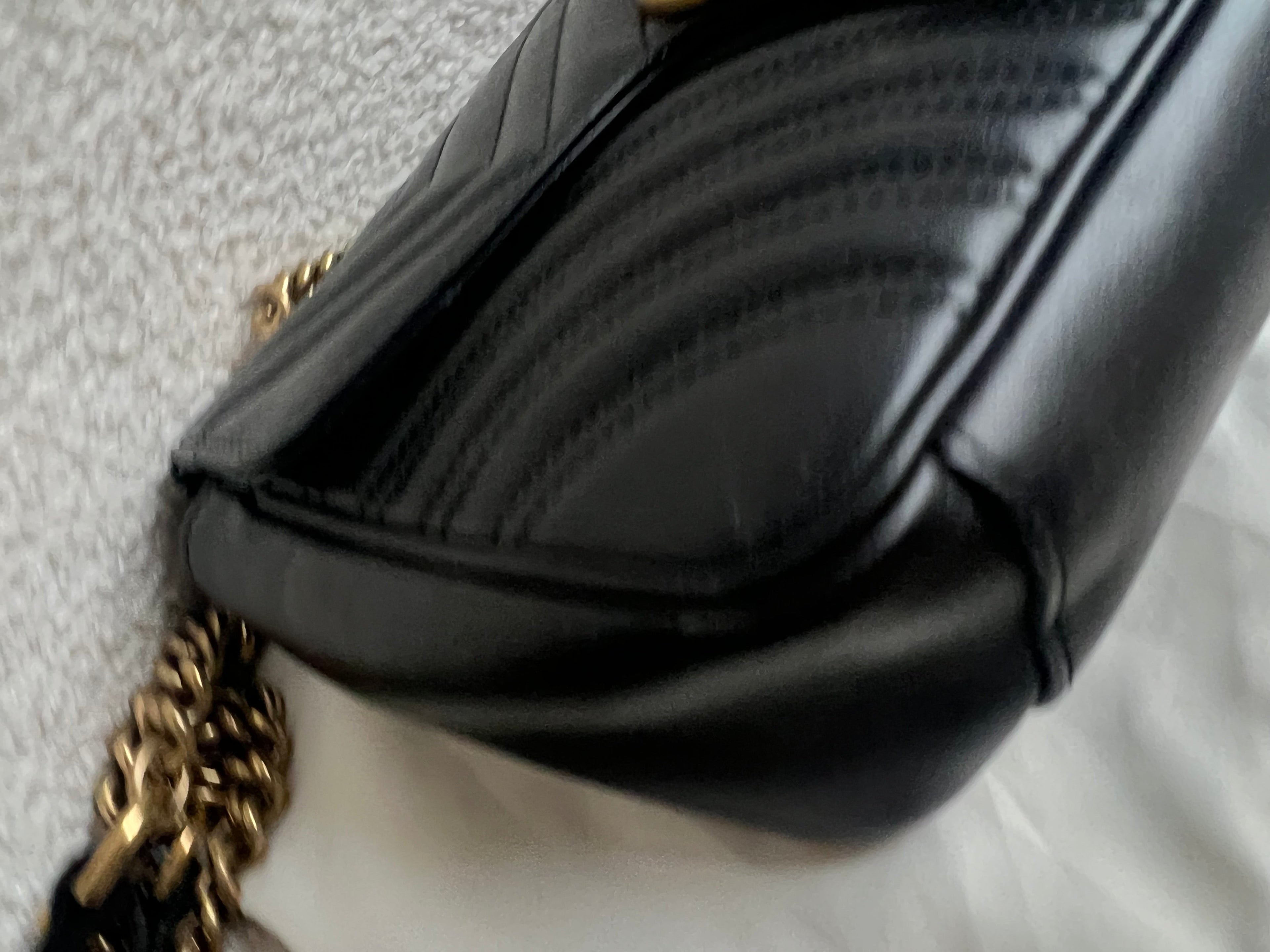 Gucci GG Black Marmont Small Shoulder Bag (RRP £2070)