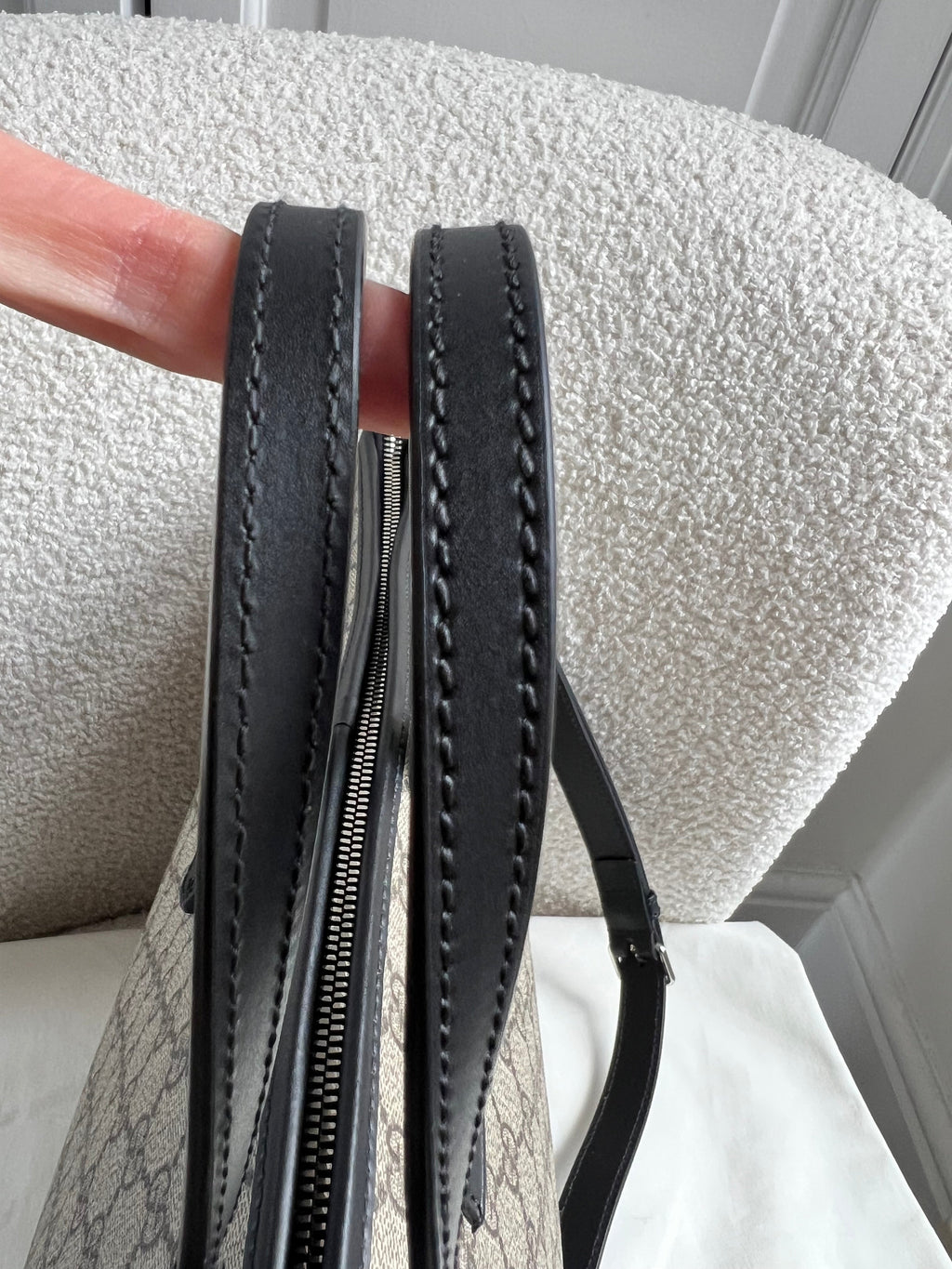 Gucci GG Supreme Coated Canvas Convertible Zip Tote