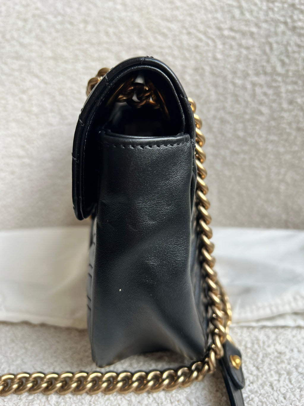 Gucci GG Black Marmont Small Shoulder Bag (RRP £2070)