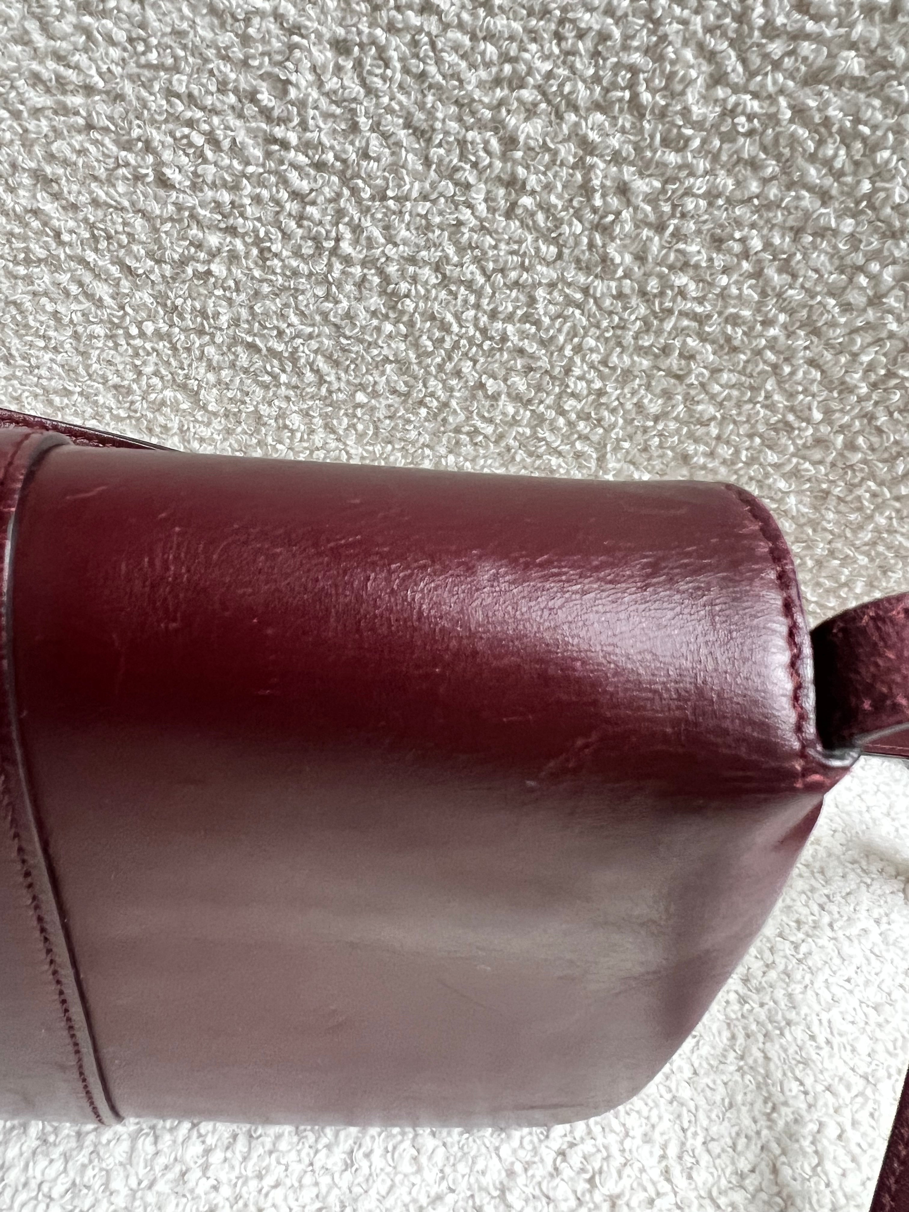 Gucci Burgundy Small Arli Shoulder Bag