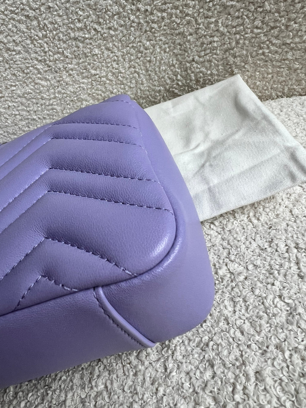 Gucci GG Purple Marmont Mini Shoulder Bag (RRP £1,890)