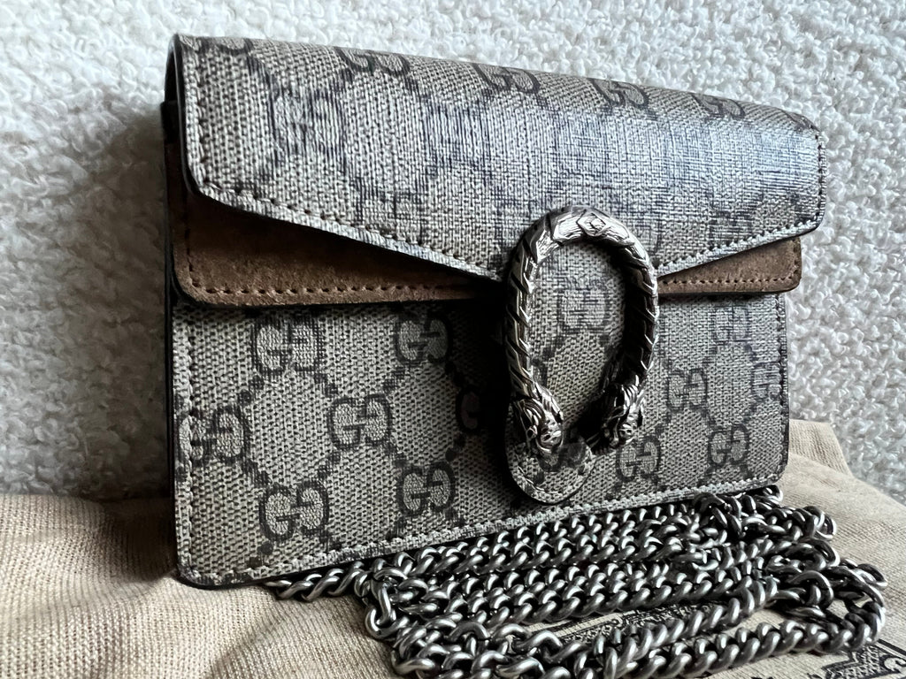 Gucci Dionysus GG Supreme Super Mini Shoulder Bag (RRP £890)