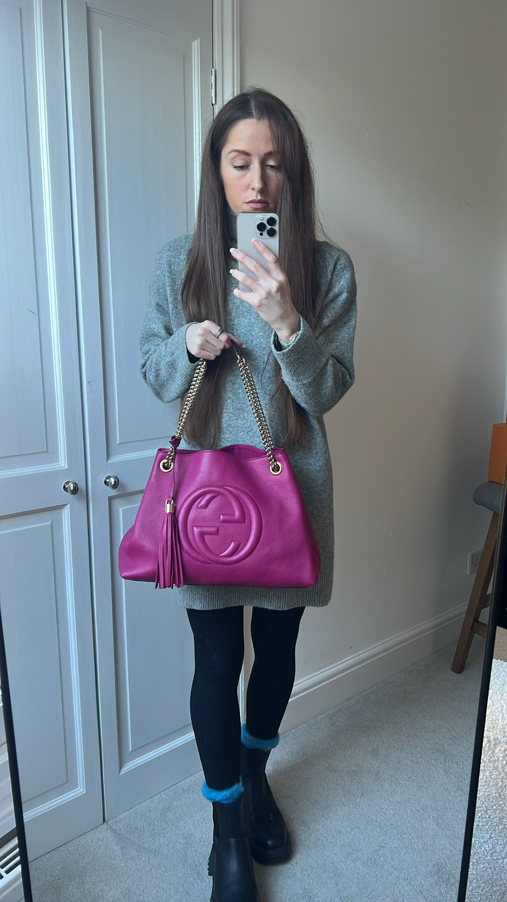 Gucci Pink Soho Chain Tote (RRP £1350)