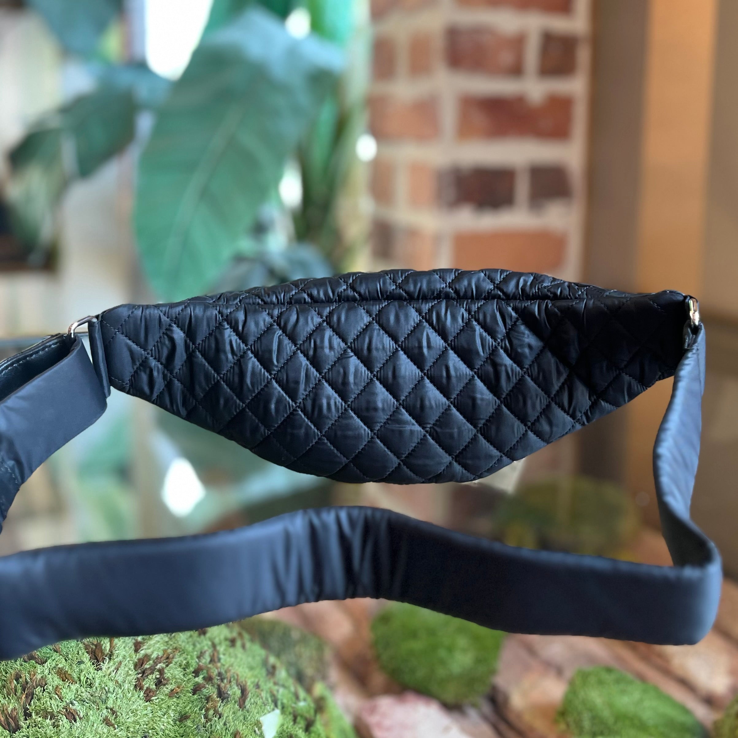 CHANEL Black Nylon Belt Bag