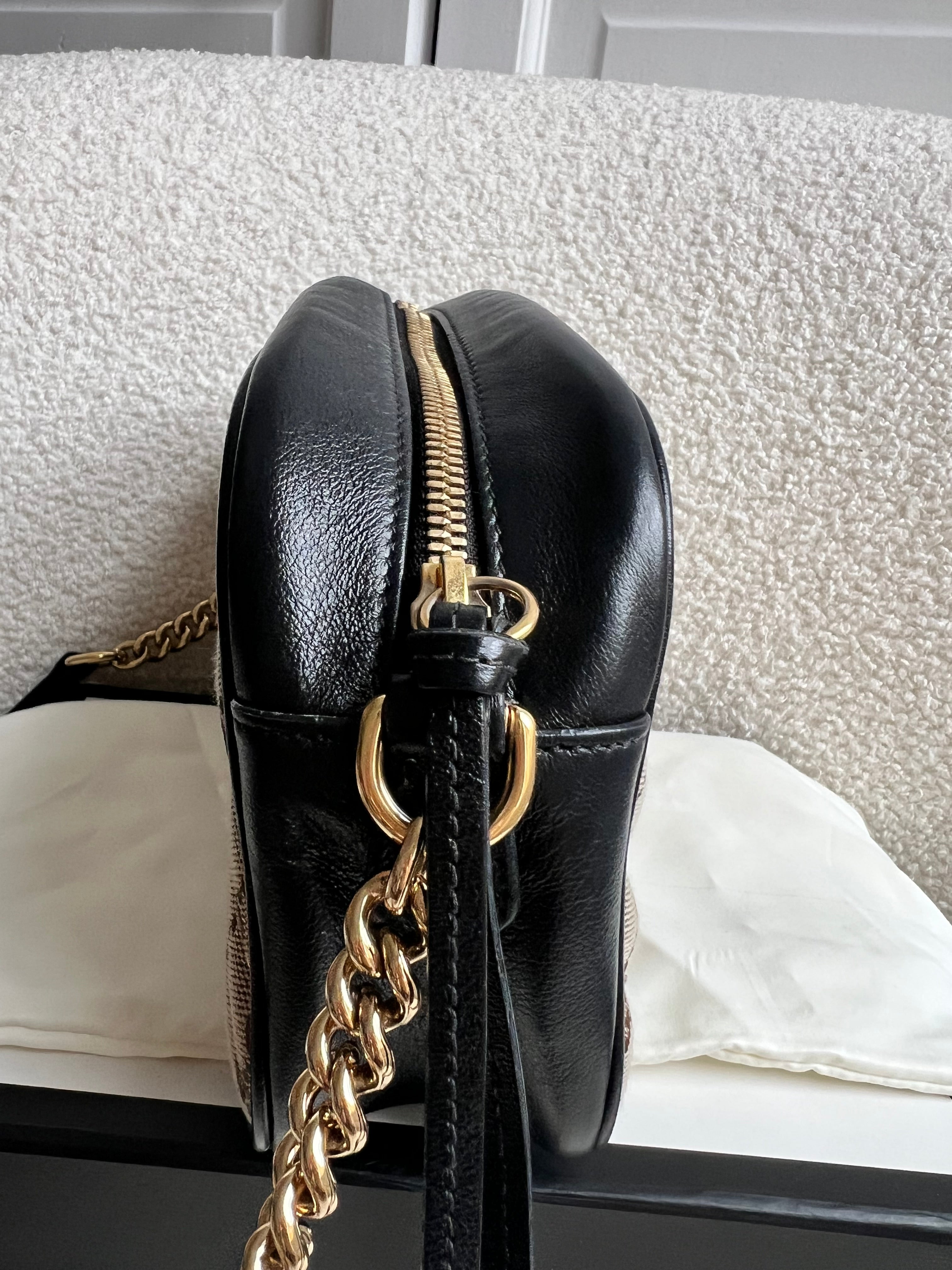 Gucci GG Marmont Canvas Small Shoulder Bag