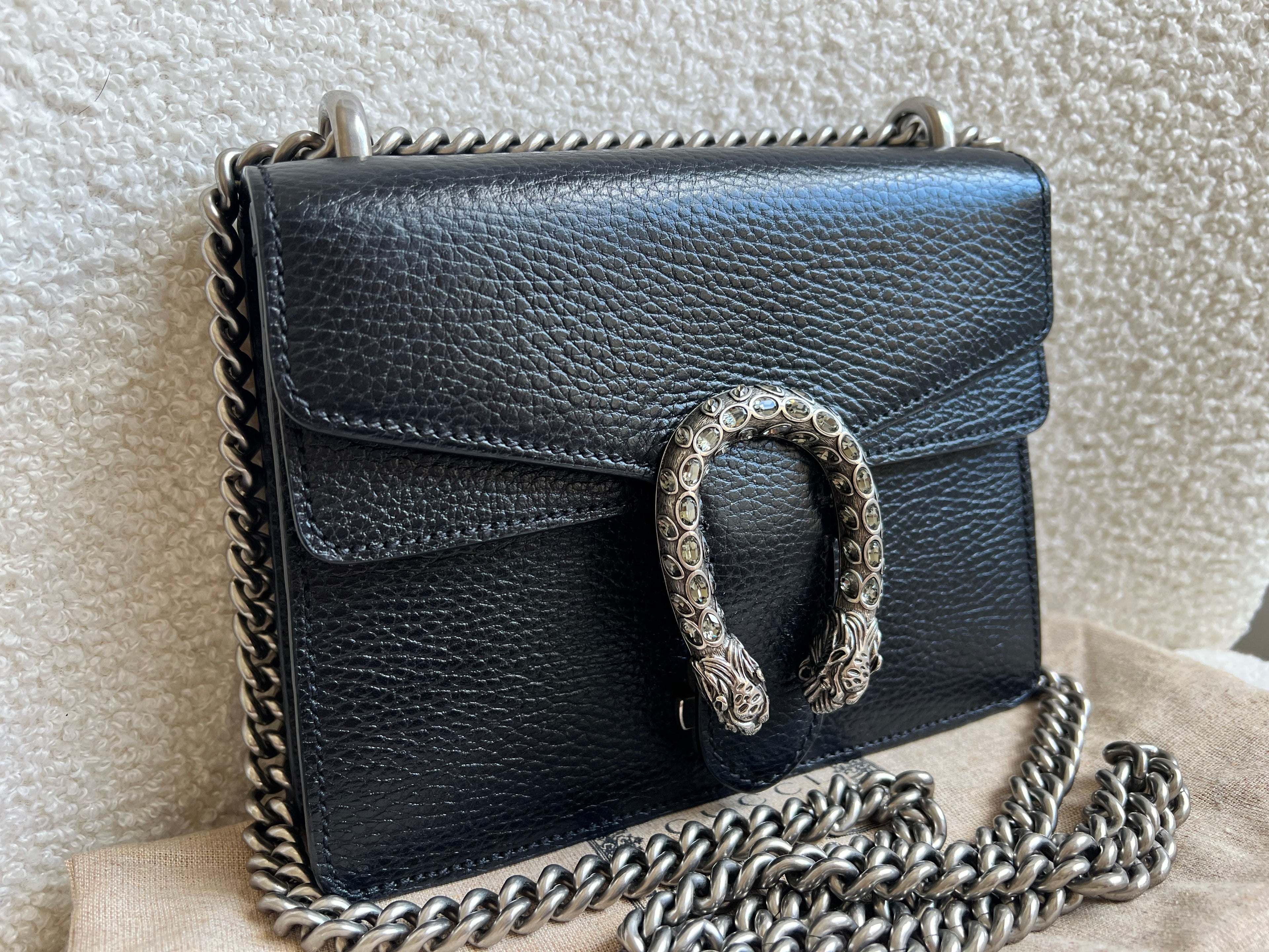Gucci Dionysus Black Mini Bag (RRP £2050)