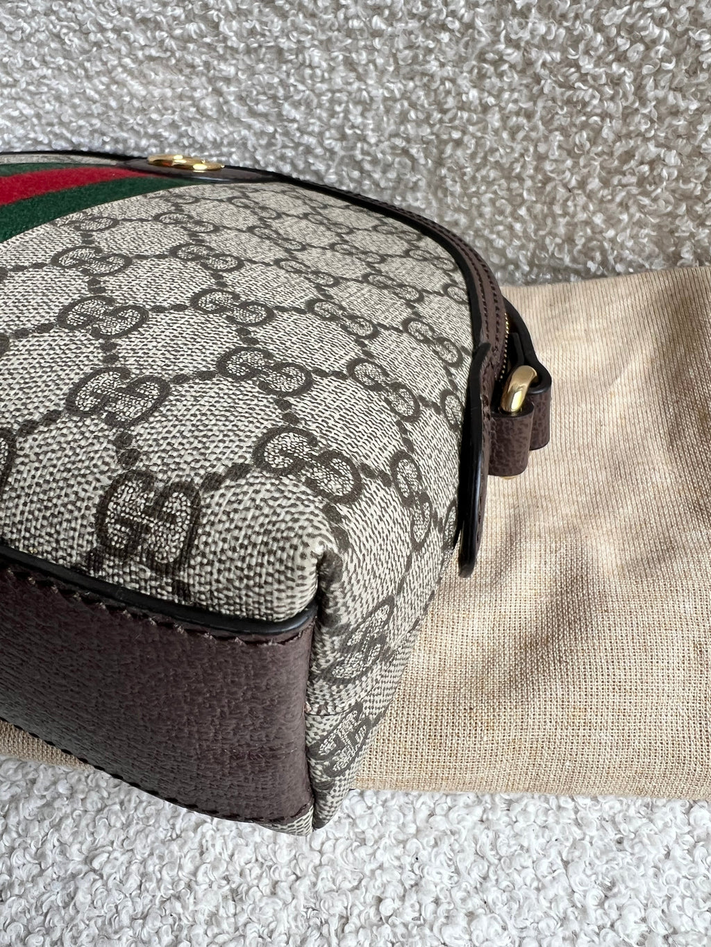 Gucci Ophidia GG Supreme Rounded Top Shoulder Bag (RRP £1,380)