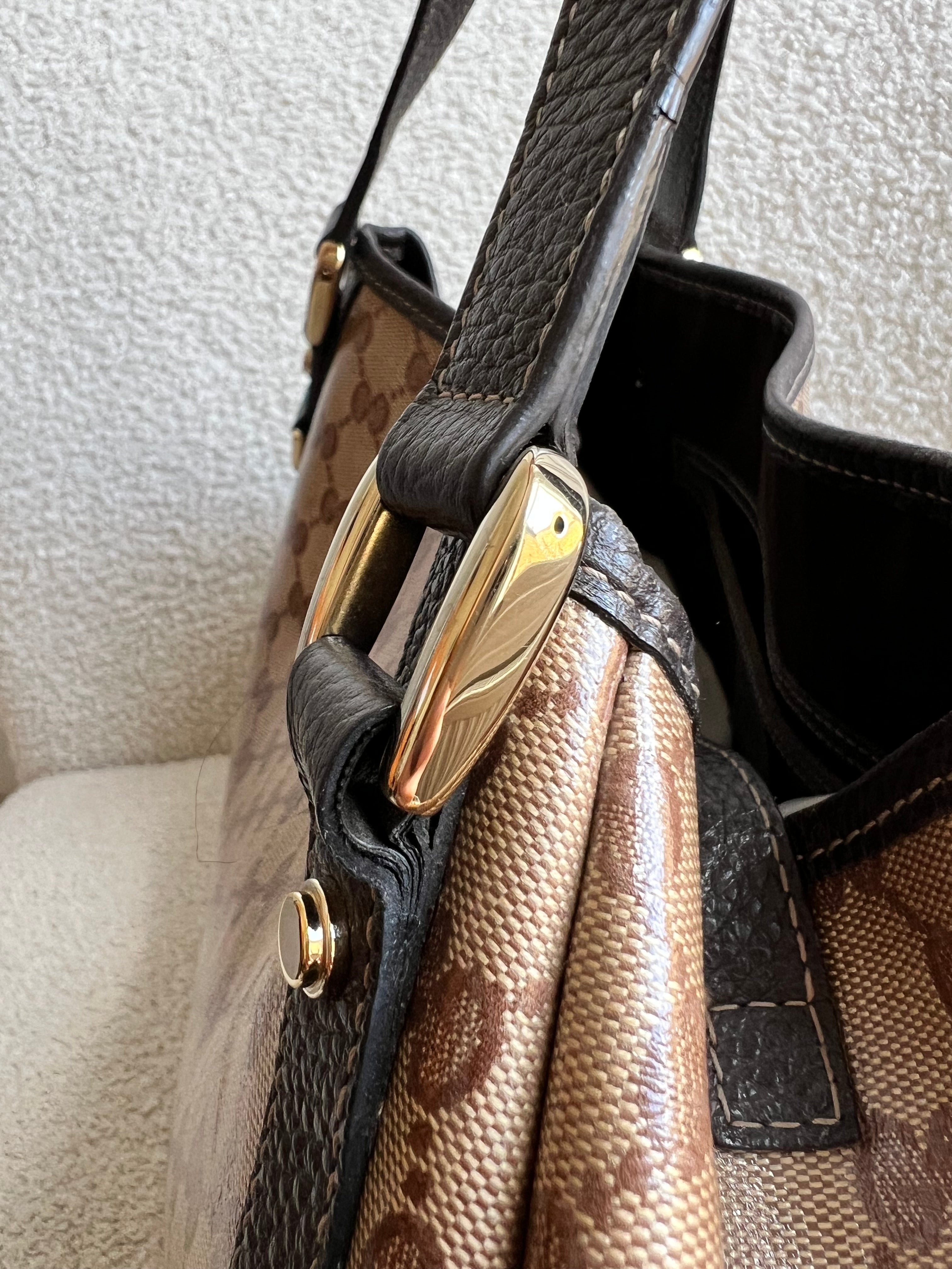 Gucci GG Coated Canvas Abbey Hobo
