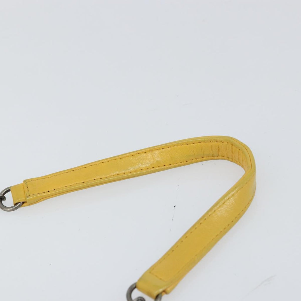 Chanel Boy Brick Flap Bag Lambskin And Plexiglass Yellow Leather Clutche & Pouche Bag (Pre-Owned)