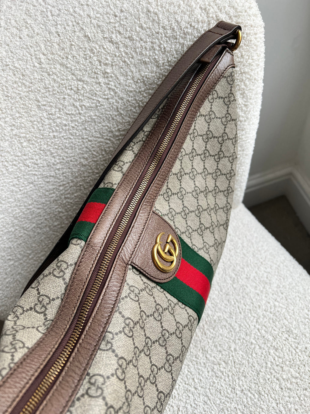 Gucci GG Supreme Ophidia Large Shoulder Bag (RRP £1190)