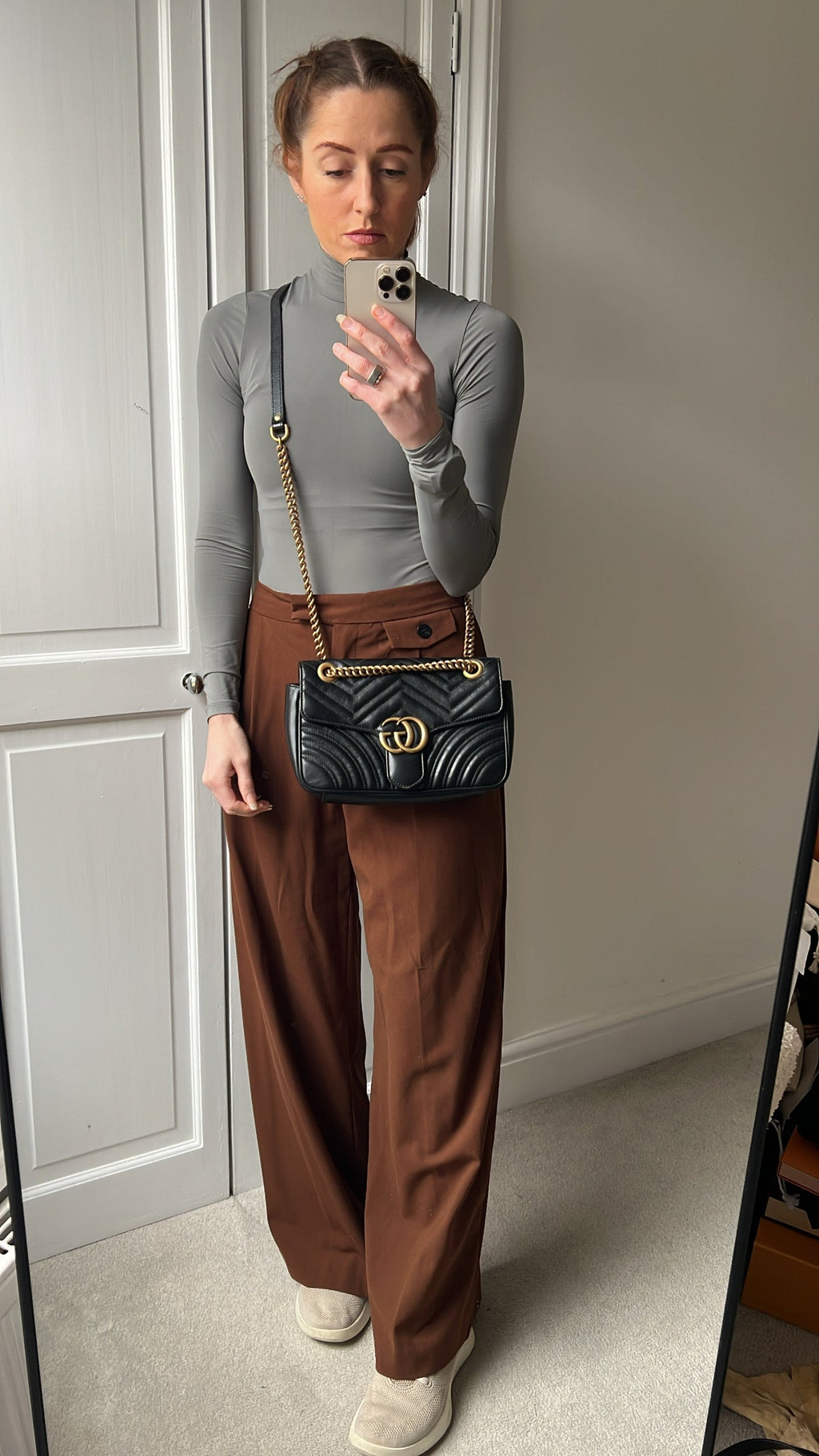 Gucci GG Black Marmont Small Shoulder Bag (RRP £2070)