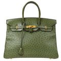HERMÈS Ostrich Birkin Handbag