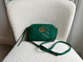 Gucci GG Green Marmont Small Shoulder Bag (RRP £1440)