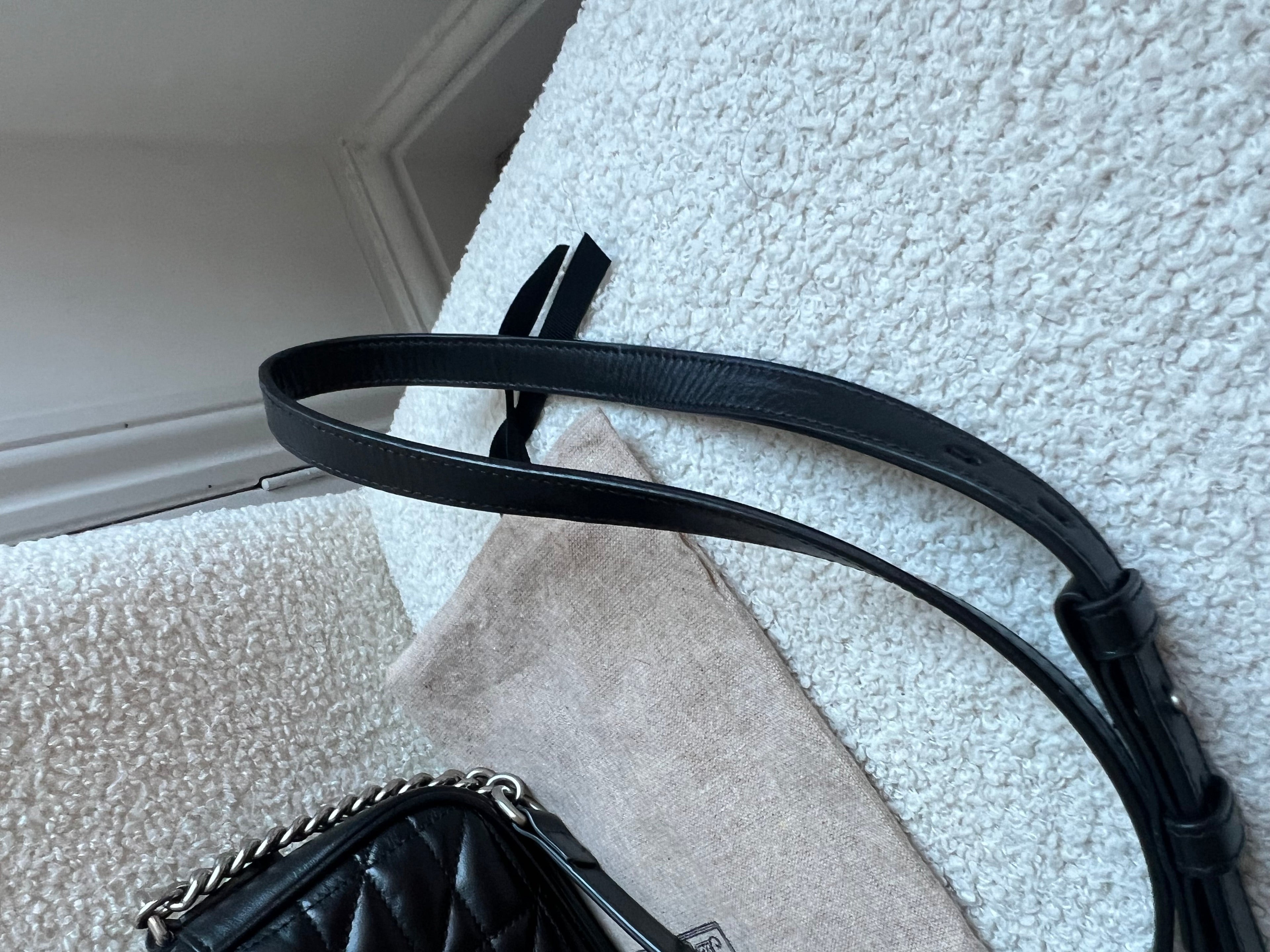 Gucci Aria GG Black Marmont Small Shoulder Bag (RRP £1440)