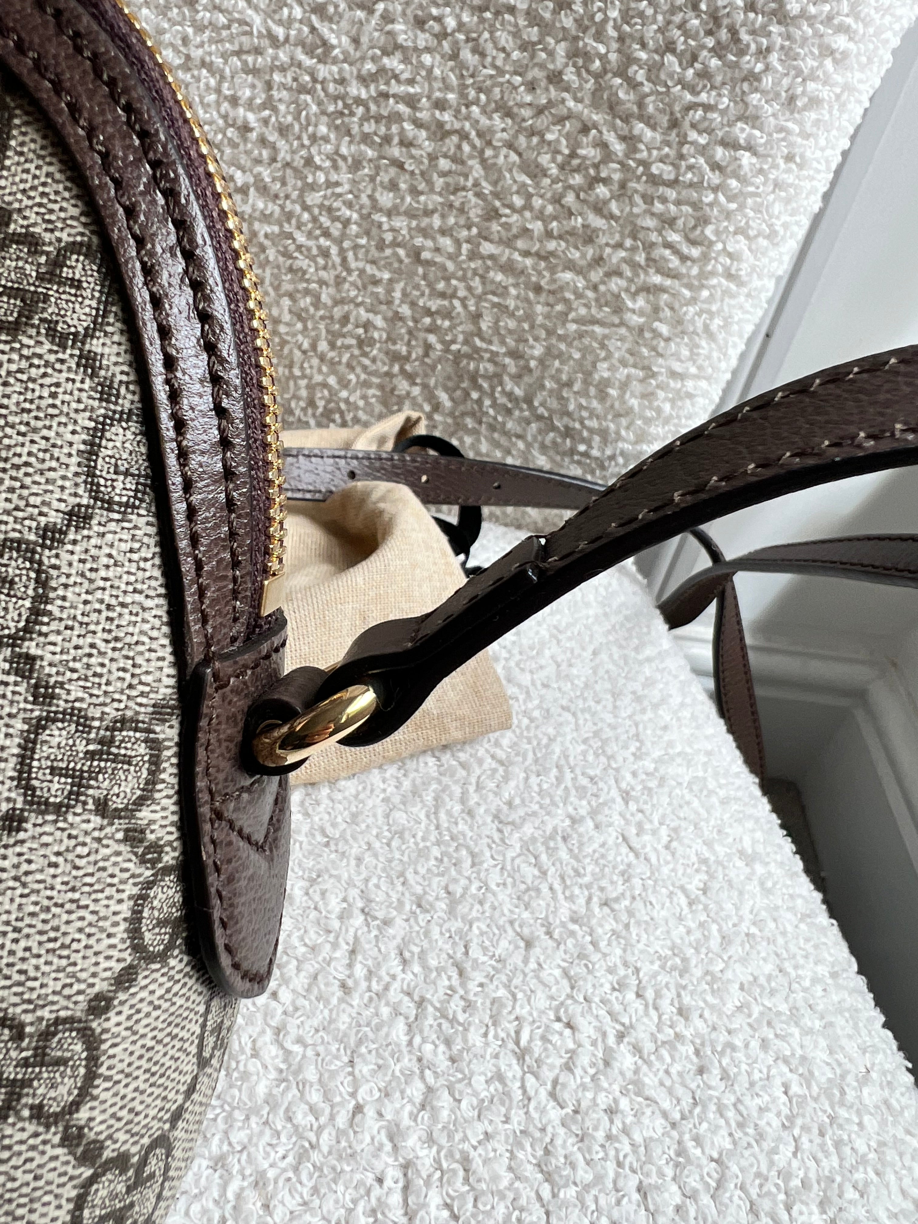 Gucci Ophidia GG Supreme Rounded Top Shoulder Bag (RRP £1,380)