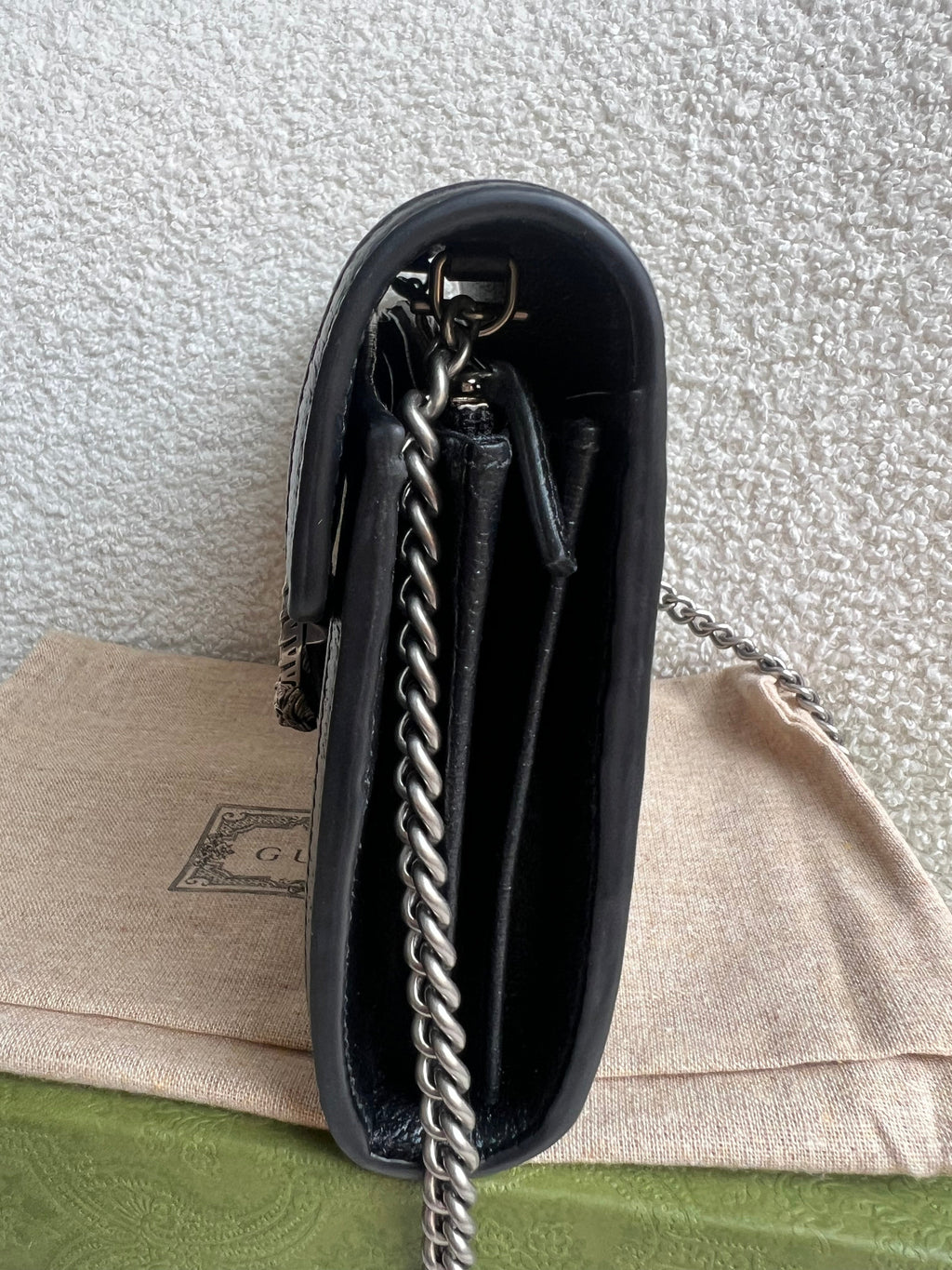 Gucci Dionysus Denim GG Mini Chain Bag