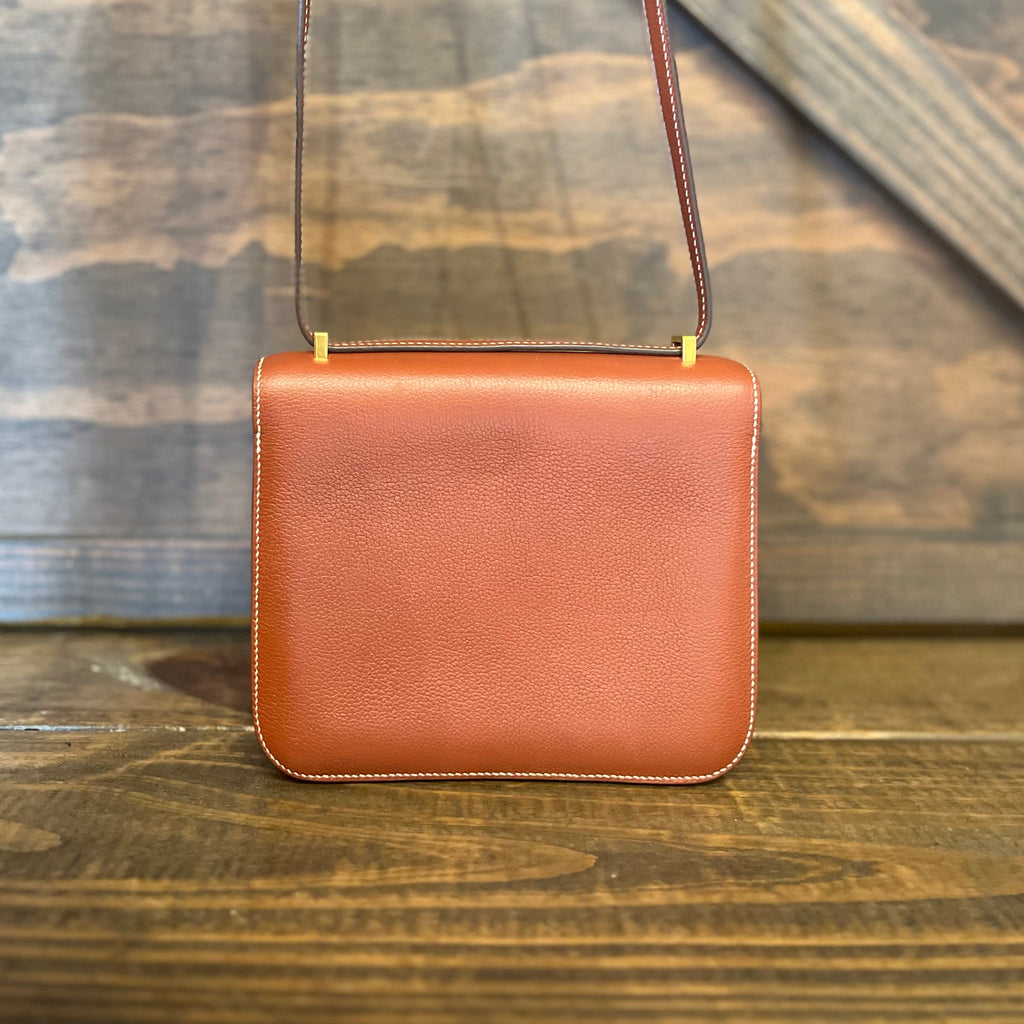 HERMES Constance 18 Evercolor Shoulder Bag