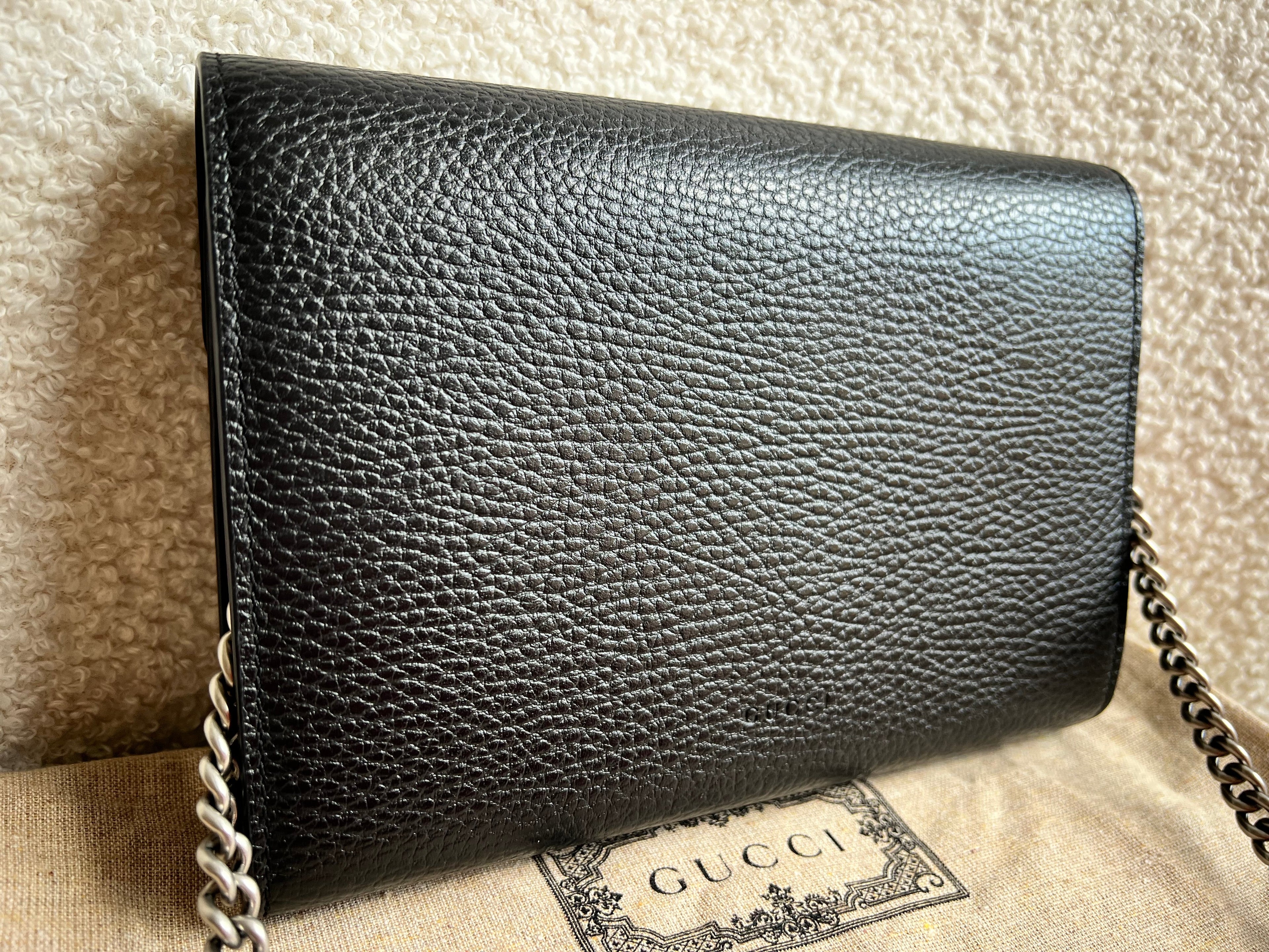 Gucci Dionysus Black Mini Chain Bag (RRP £1420)