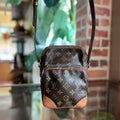 LOUIS VUITTON Amazone Vintage Brown Monogram Canvas Crossbody